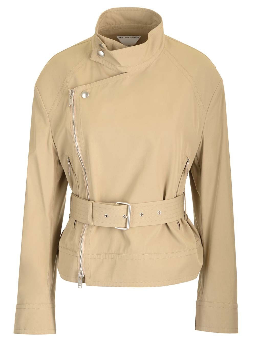 Bottega Veneta Short Saharan Jacket Sand - Beige
