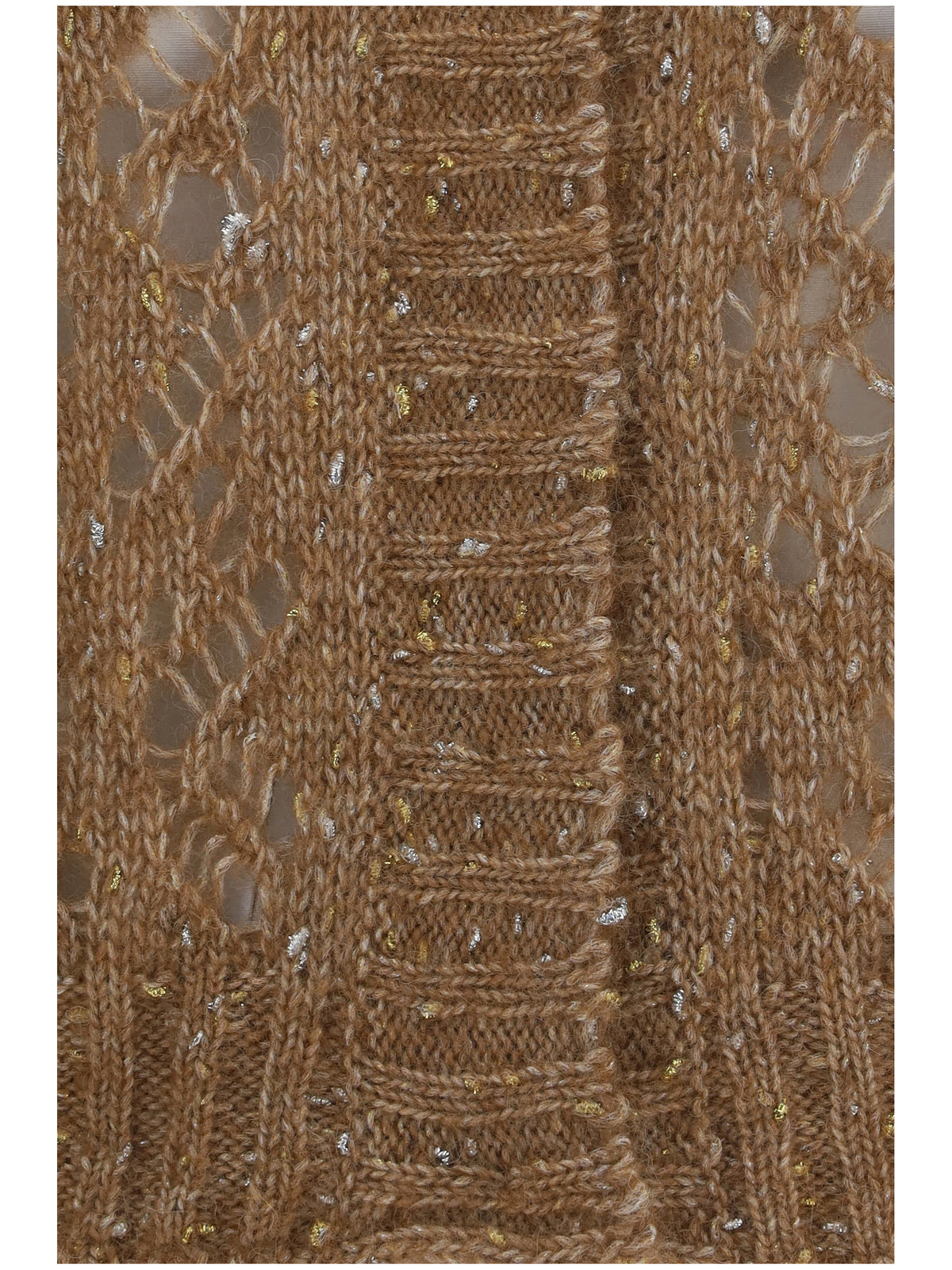 Max Mara Studio Quarto openwork Cardigan - Grey