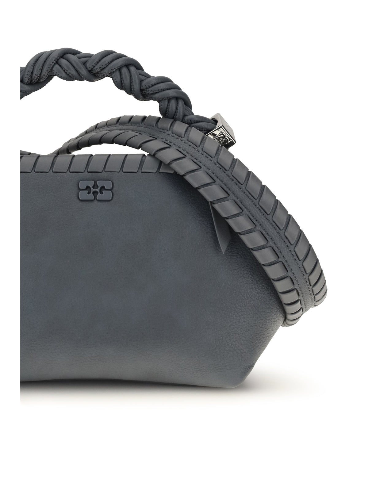 Ganni Small Bou woven Handbag - Quiet Shade