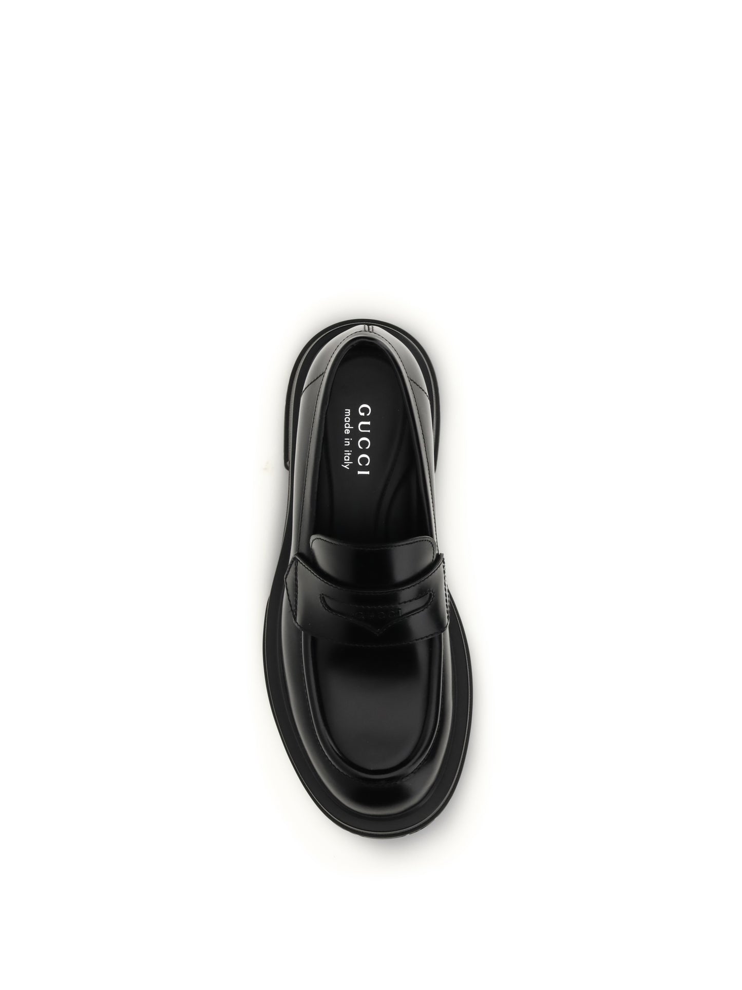 GUCCI Logo Loafers