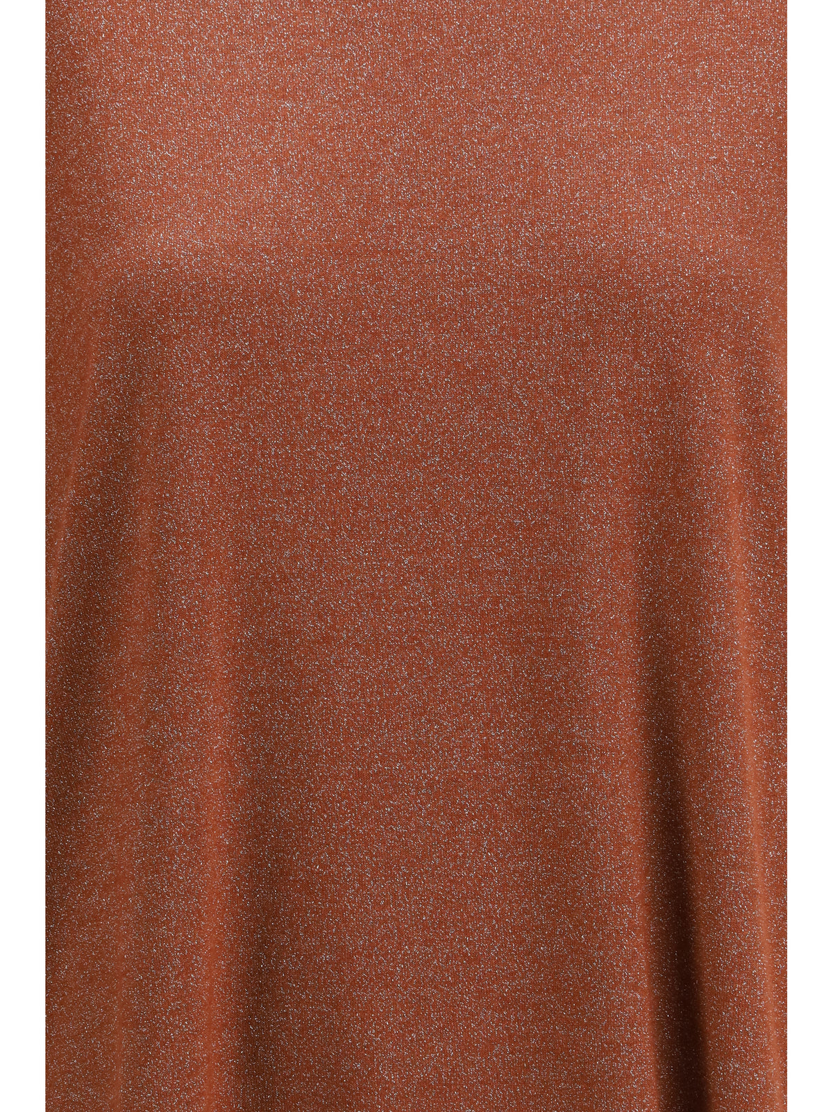 Brunello Cucinelli Cashmere glitter T-shirt - Fire Brick