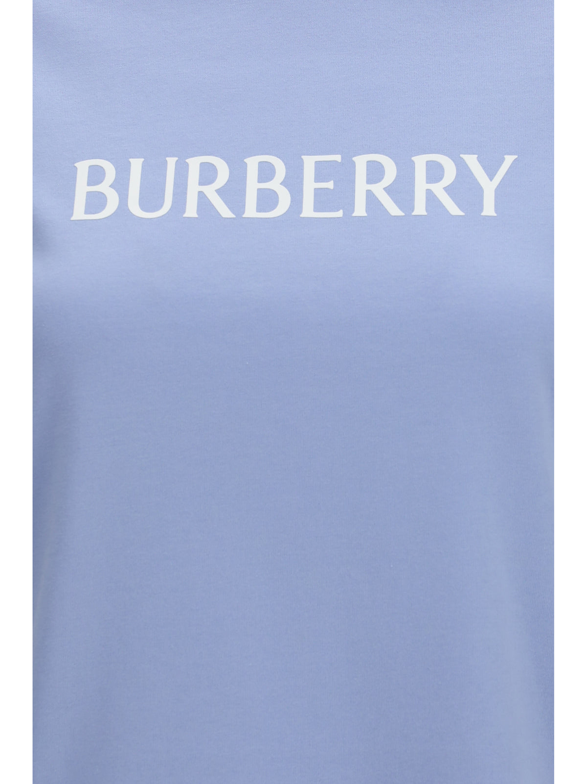 Burberry Embroidered logo cotton T-shirt - Sunbleached Blue