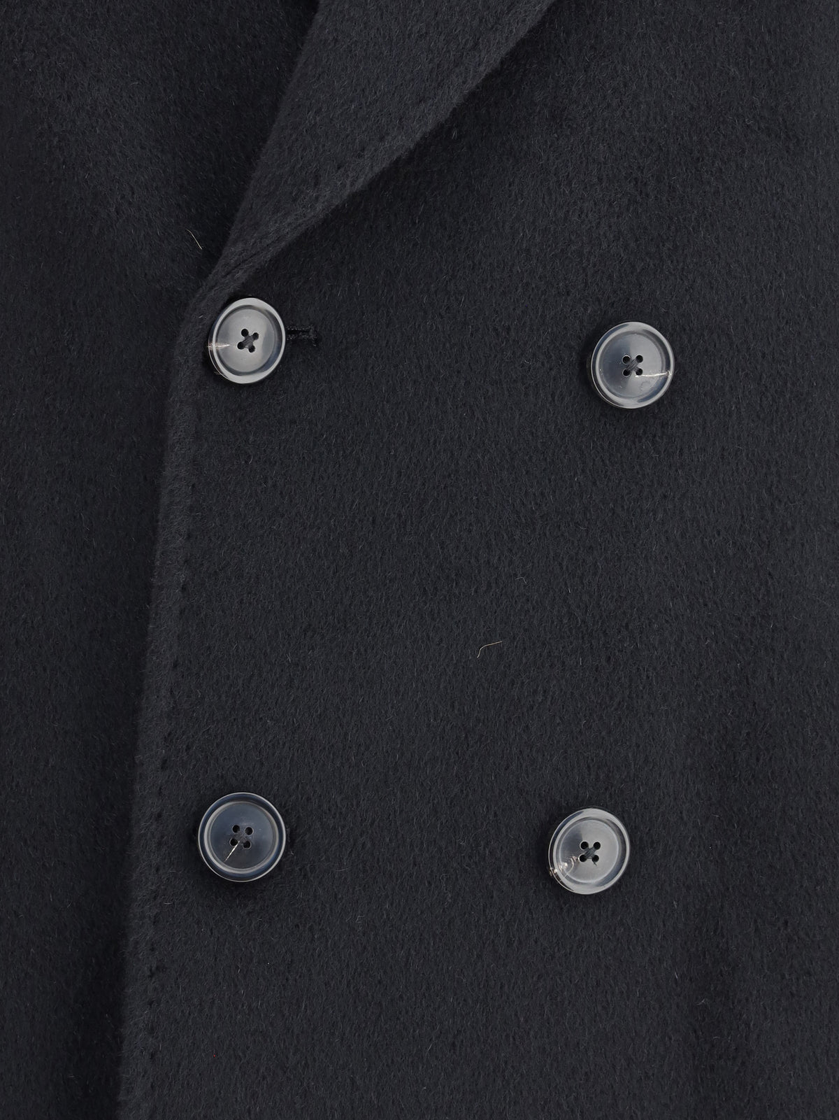 Our Legacy Wool Whale Coat - Black Hairy