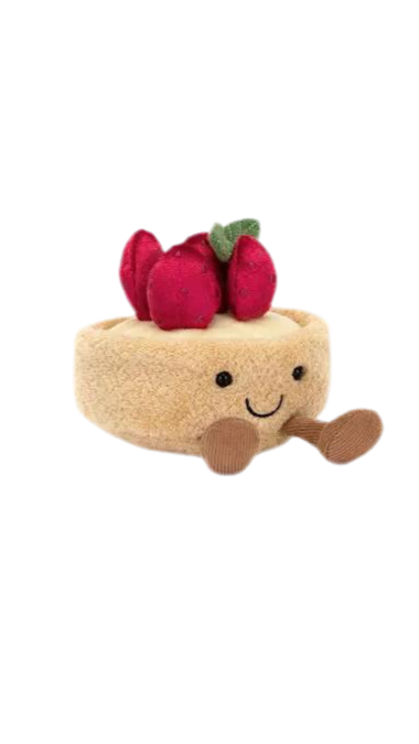 Jellycat strawberry tart