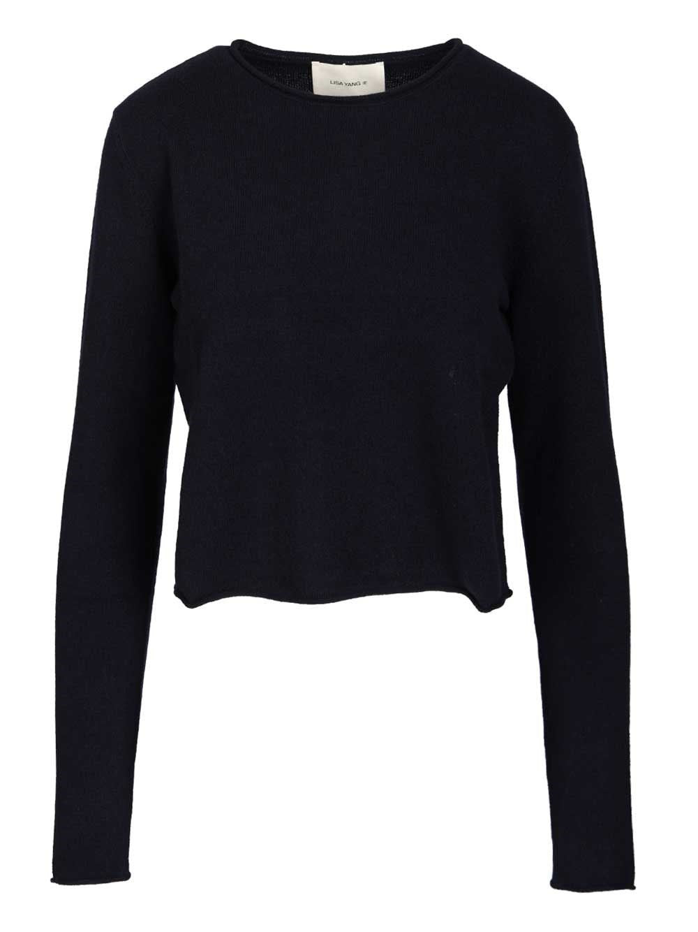 Lisa Yang "Ida" Cashmere Sweater - Blue
