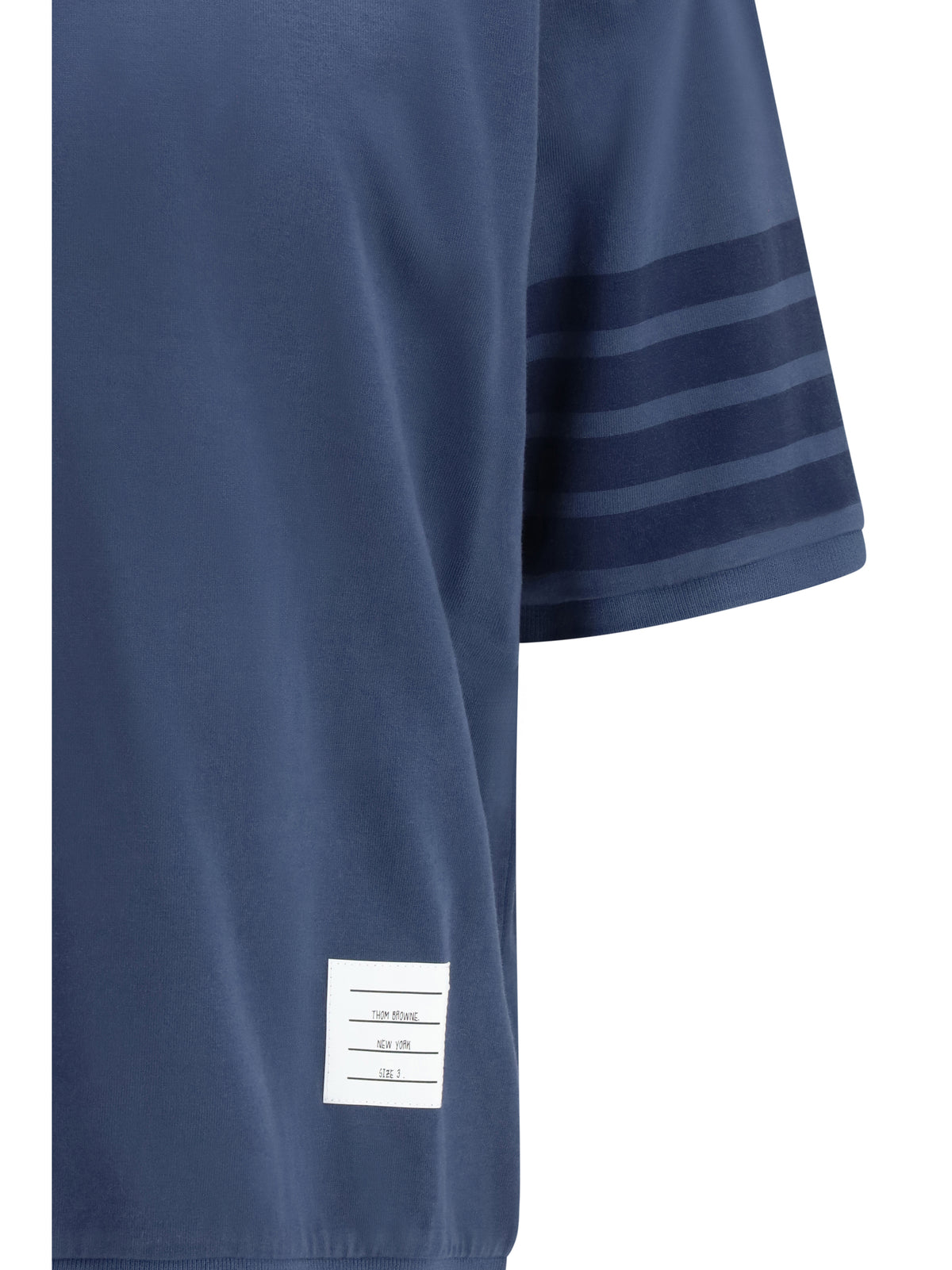 Thom Browne 4-Bar cotton jersey T-shirt - Navy