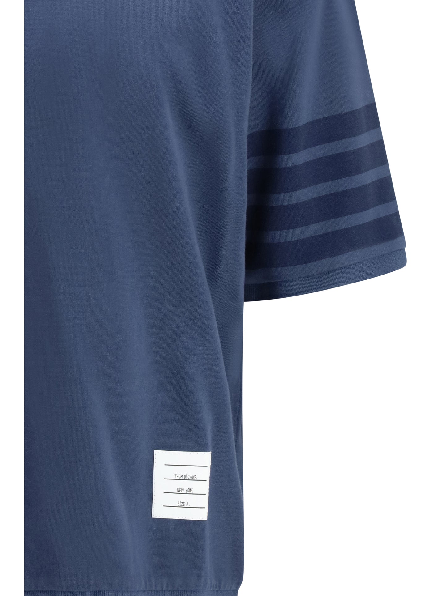 THOM BROWNE 4-Bar cotton jersey T-shirt