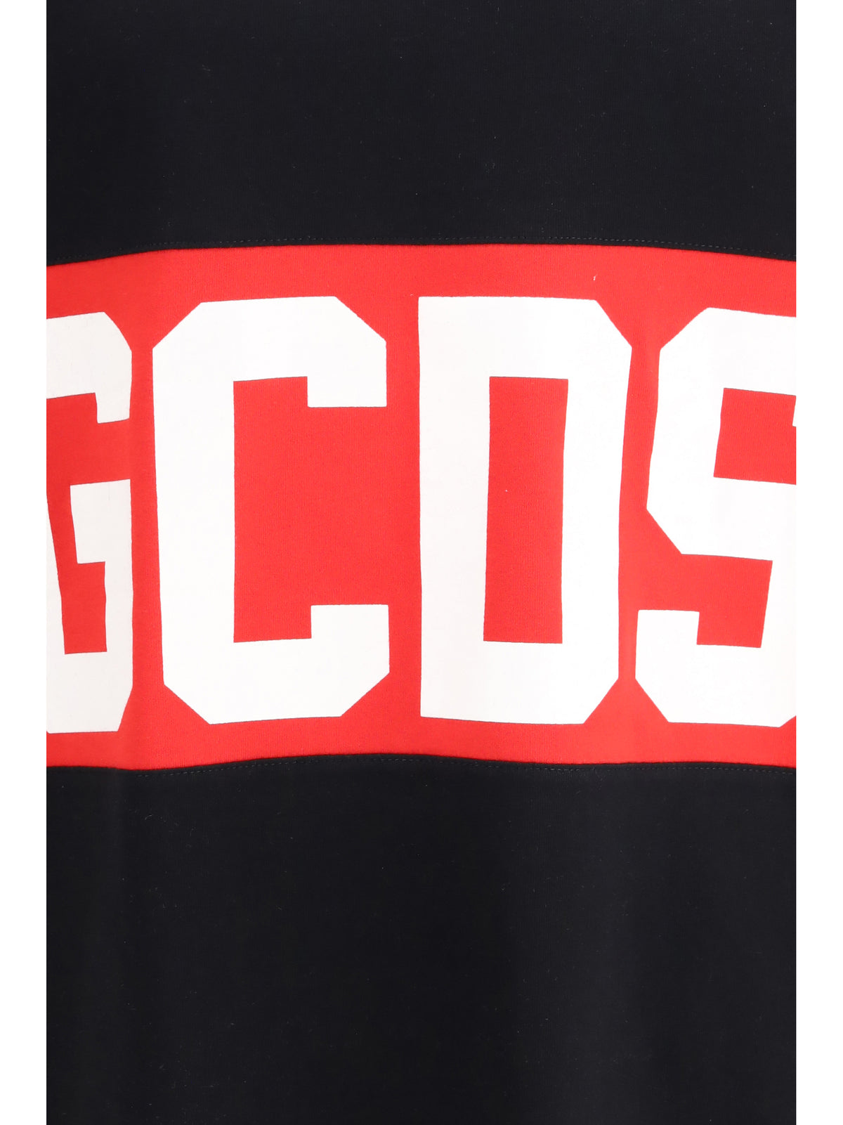 GCDS Tank Top with logo band - Black/Red