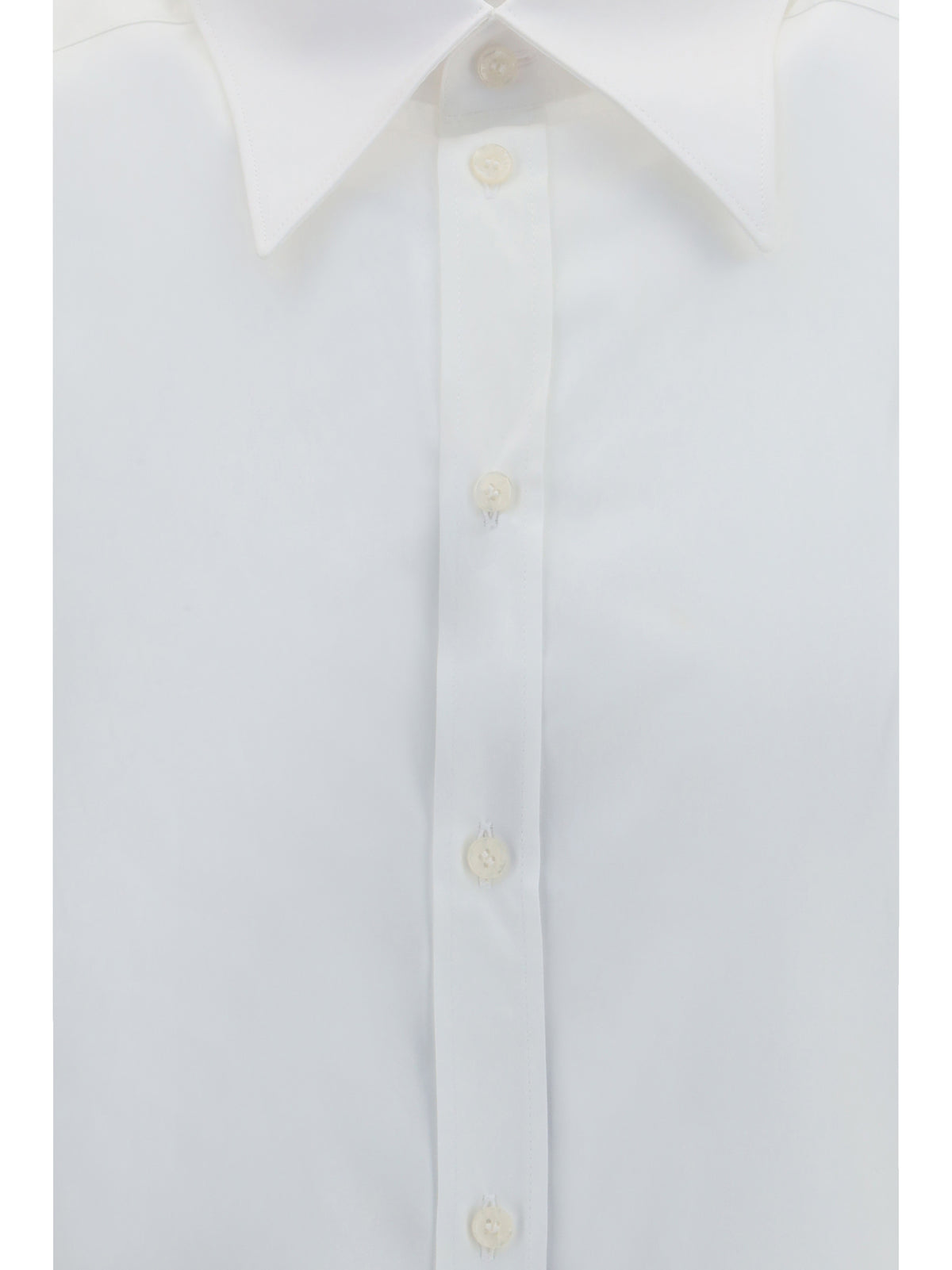 Dolce & Gabbana Gold cotton poplin Shirt - White Ottico