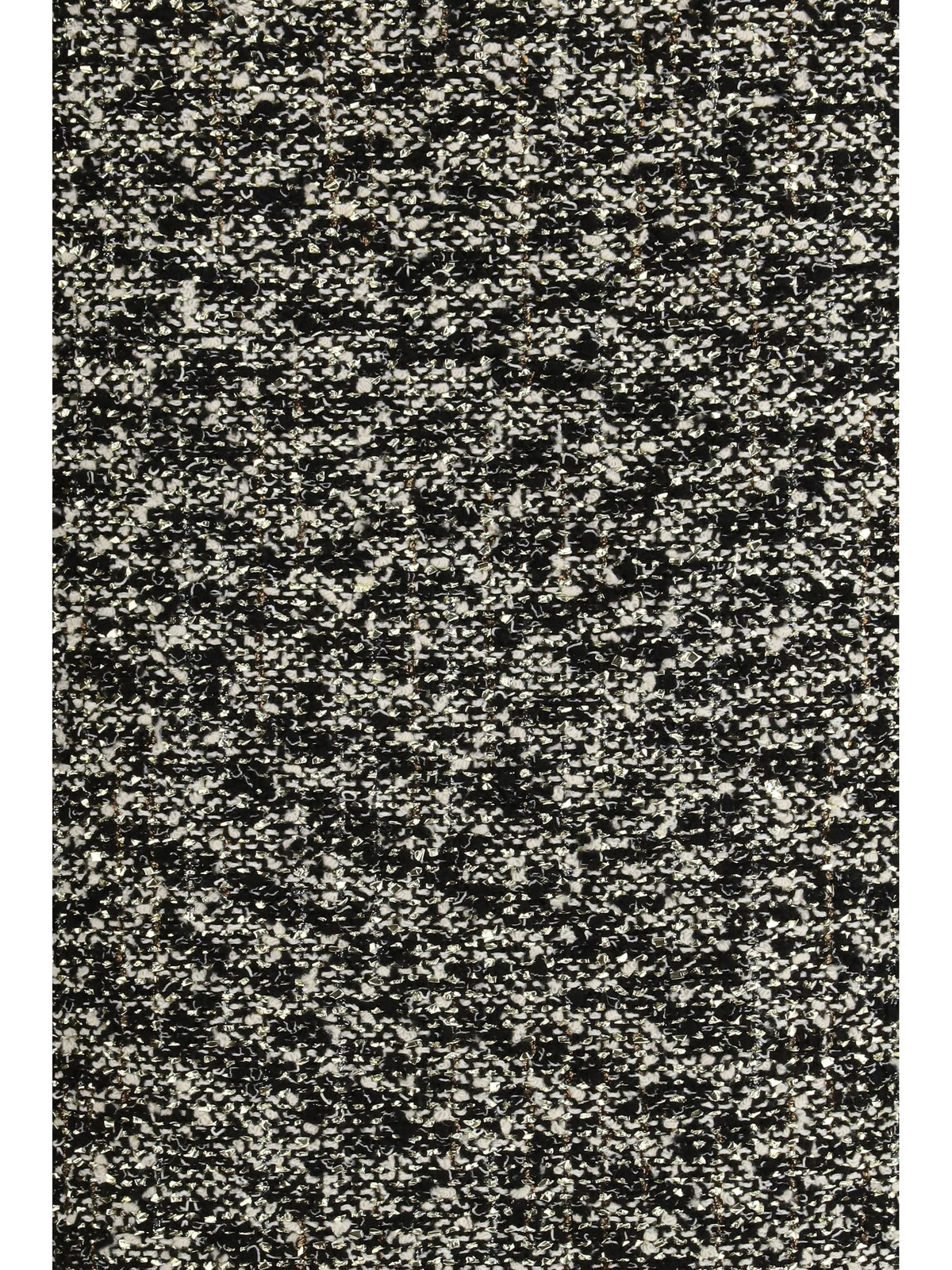 Gucci Midi Skirt in laminated bouclé fabric - Black/White/Mc