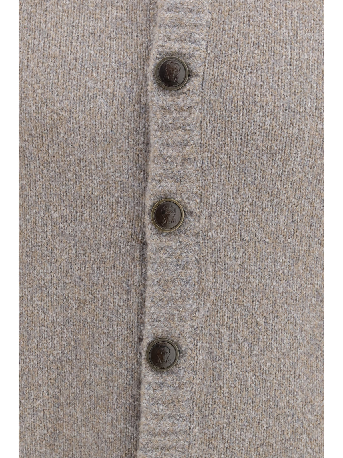 Brunello Cucinelli Wool, silk and cashmere Cardigan - Roccia