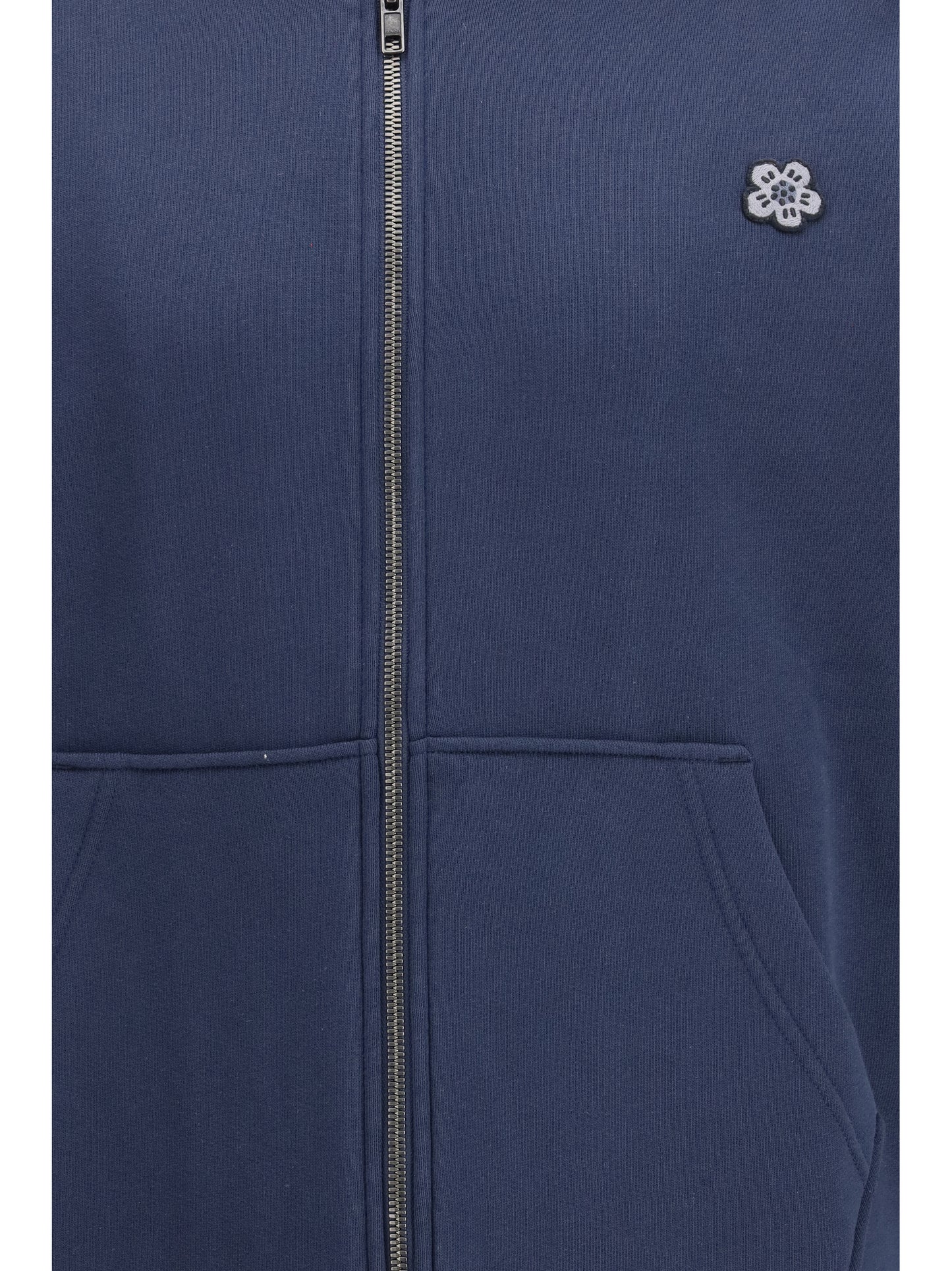 KENZO ‘Boke Flower’ embroidered zip Hoodie