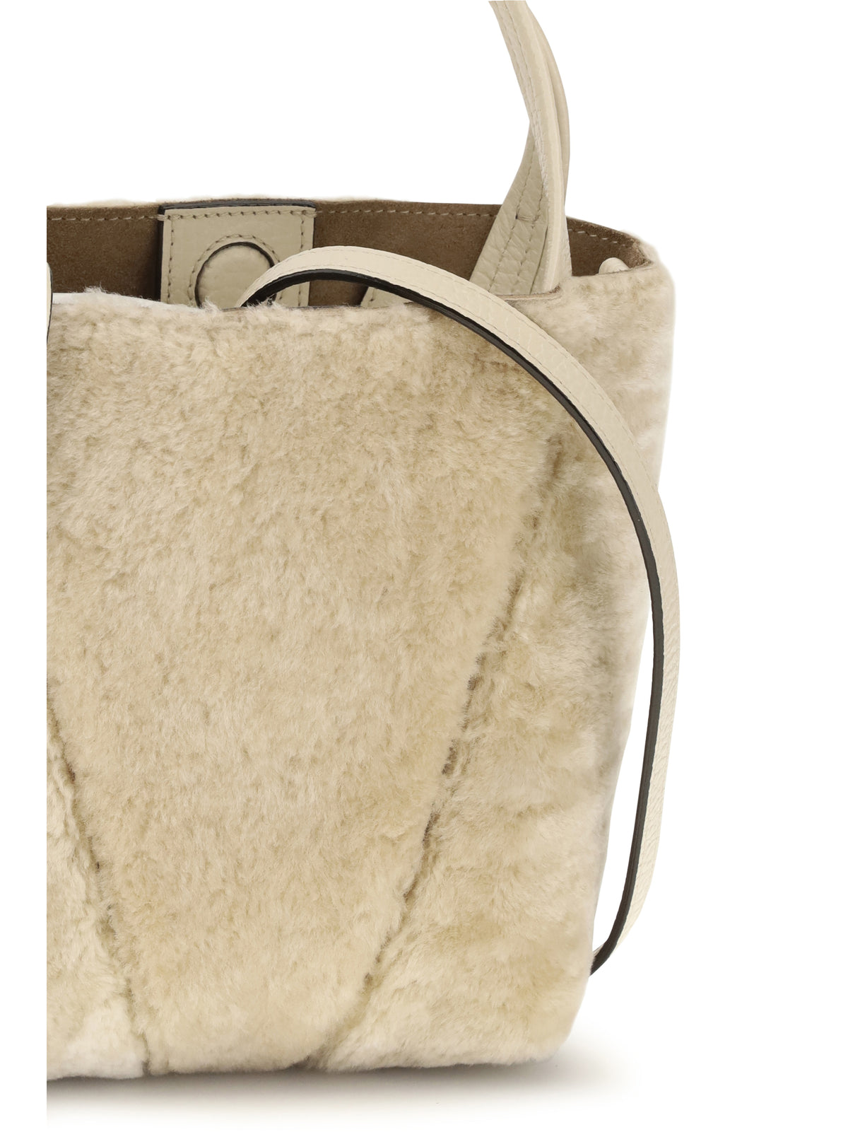 Chloé Spin bouclé Bucket Bag - Sweet Beige