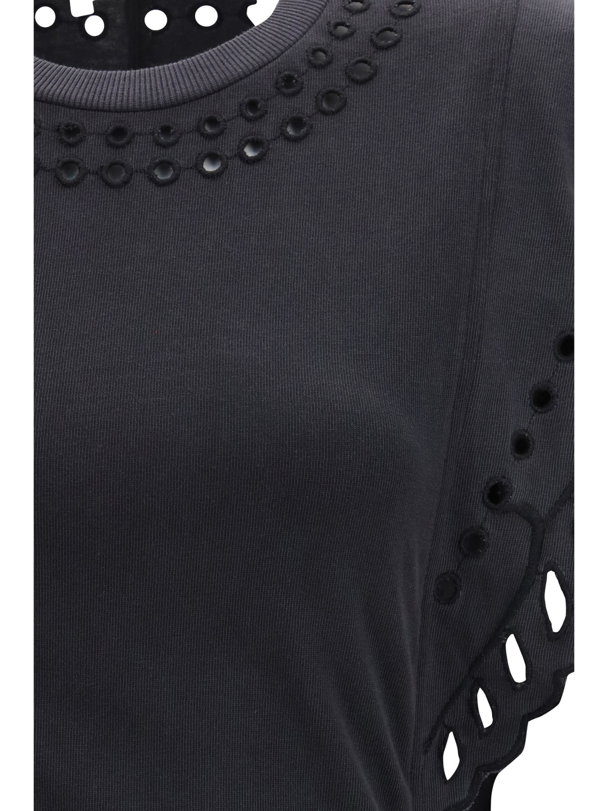 Marant Étoile Orlane cotton and broderie Orlane Dress - Faded Black