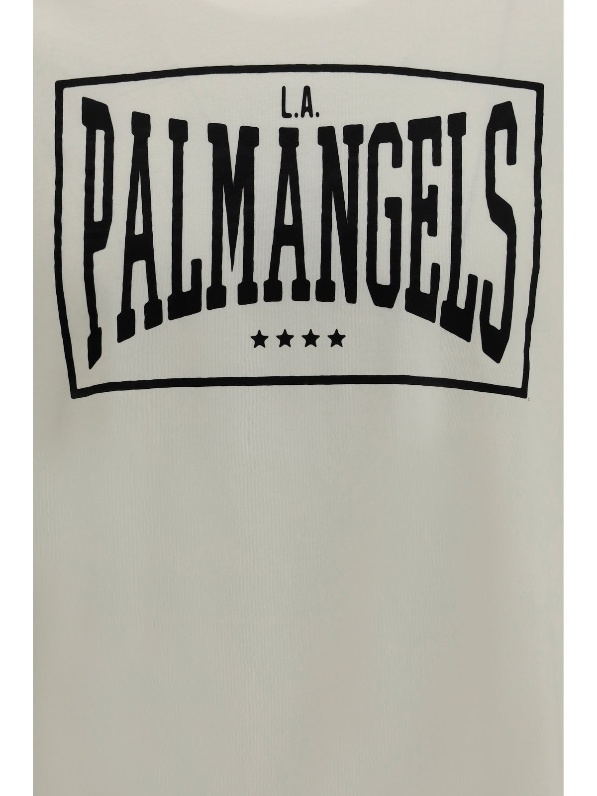 Palm Angels Vintage Box Logo T-shirt - Off White - Black