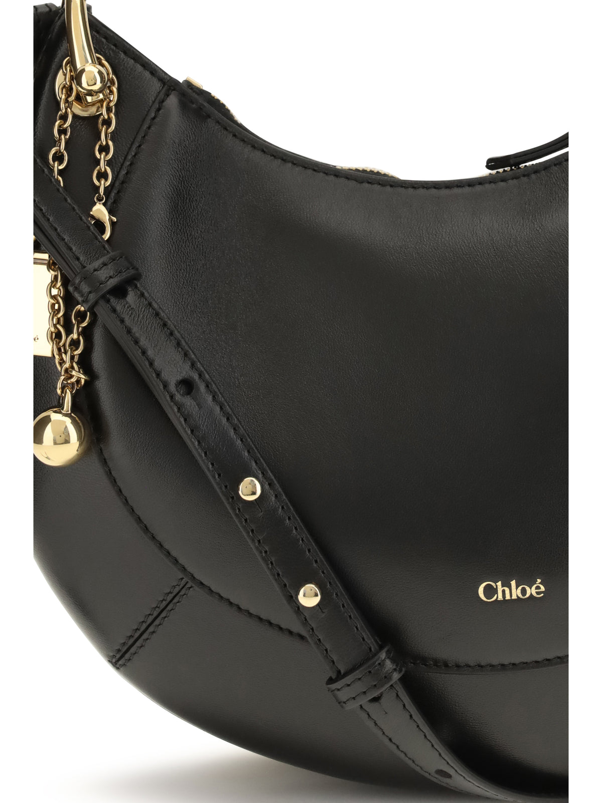 Chloé Marcie Shoulder Bag - Black