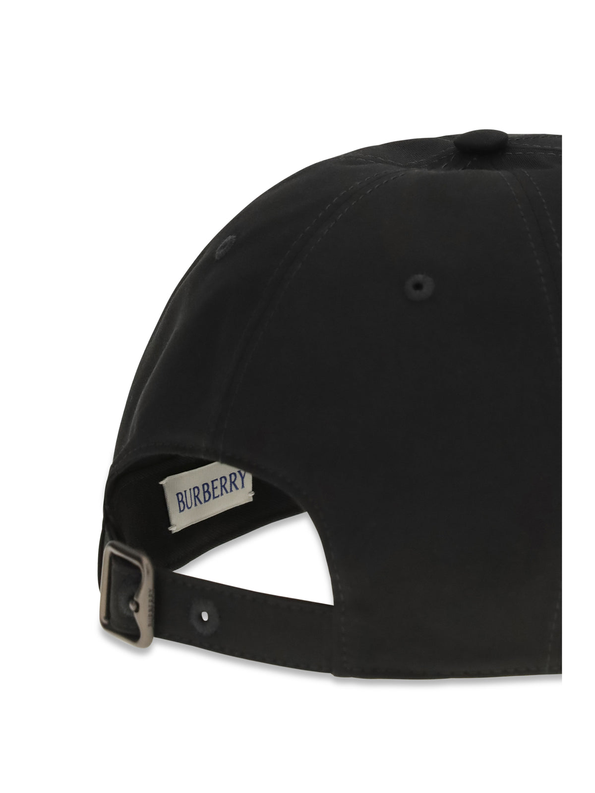 Burberry Logo cotton Baseball Cap - Black