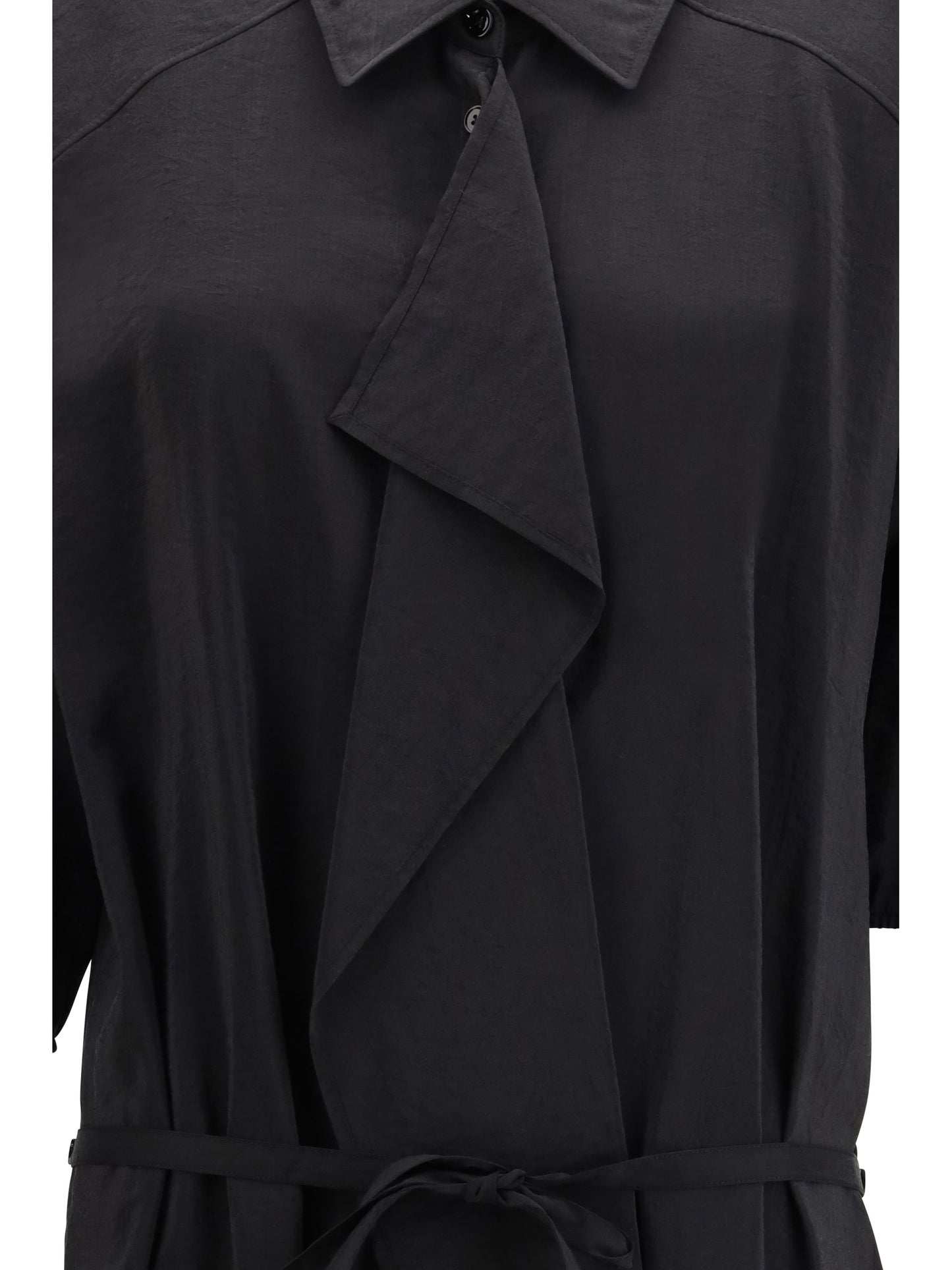 LEMAIRE Asymmetrical silk shirt Dress