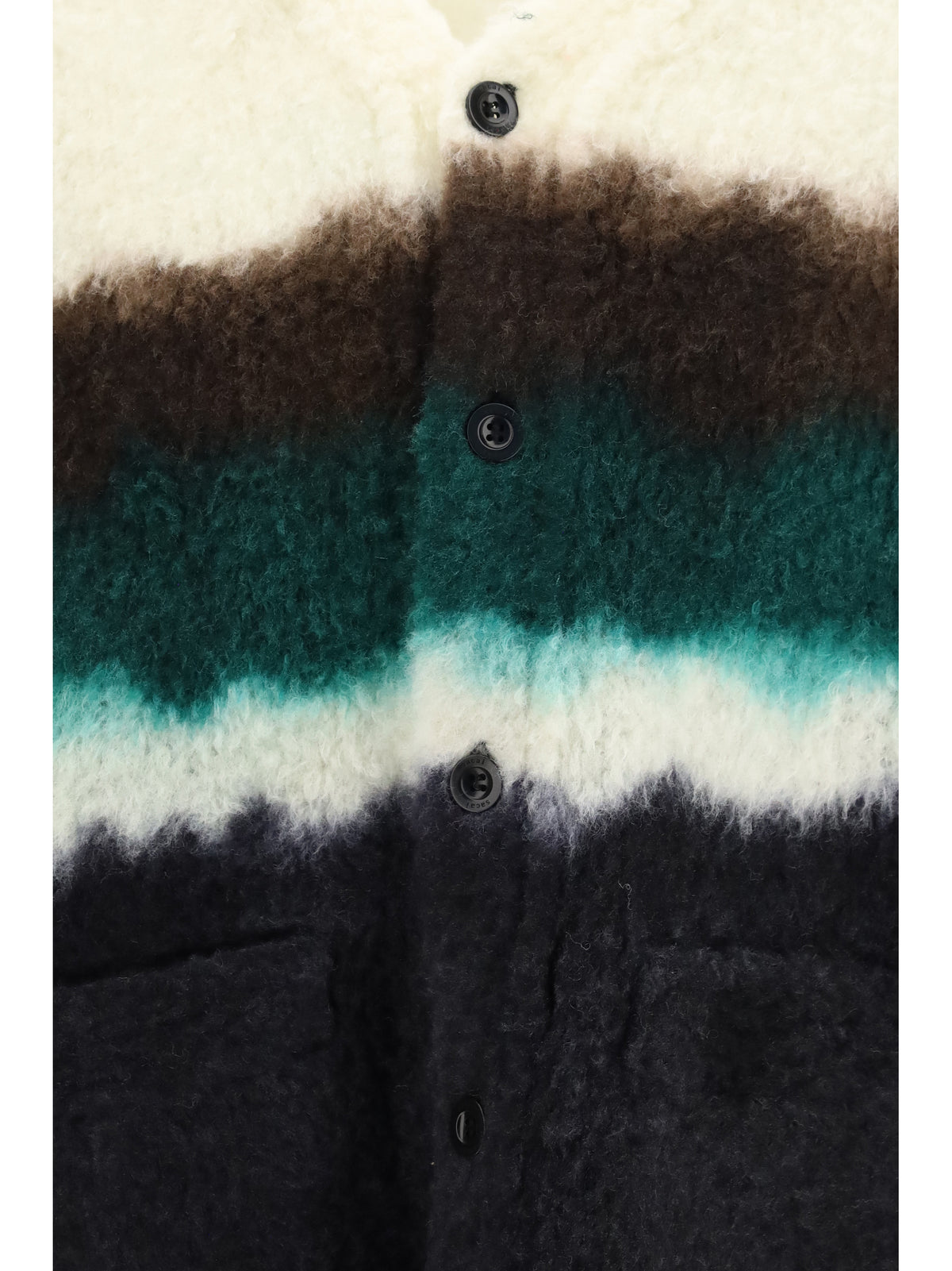 Sacai Chusen-dyed Cardigan - Black Multi