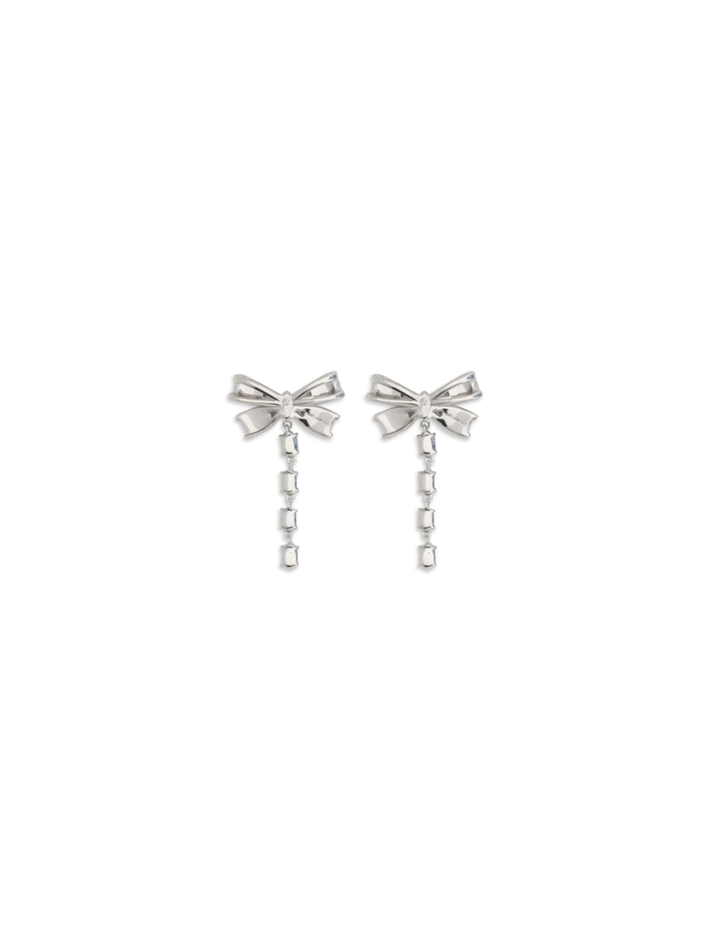 SELF-PORTRAIT Crystal bow drop Earrings