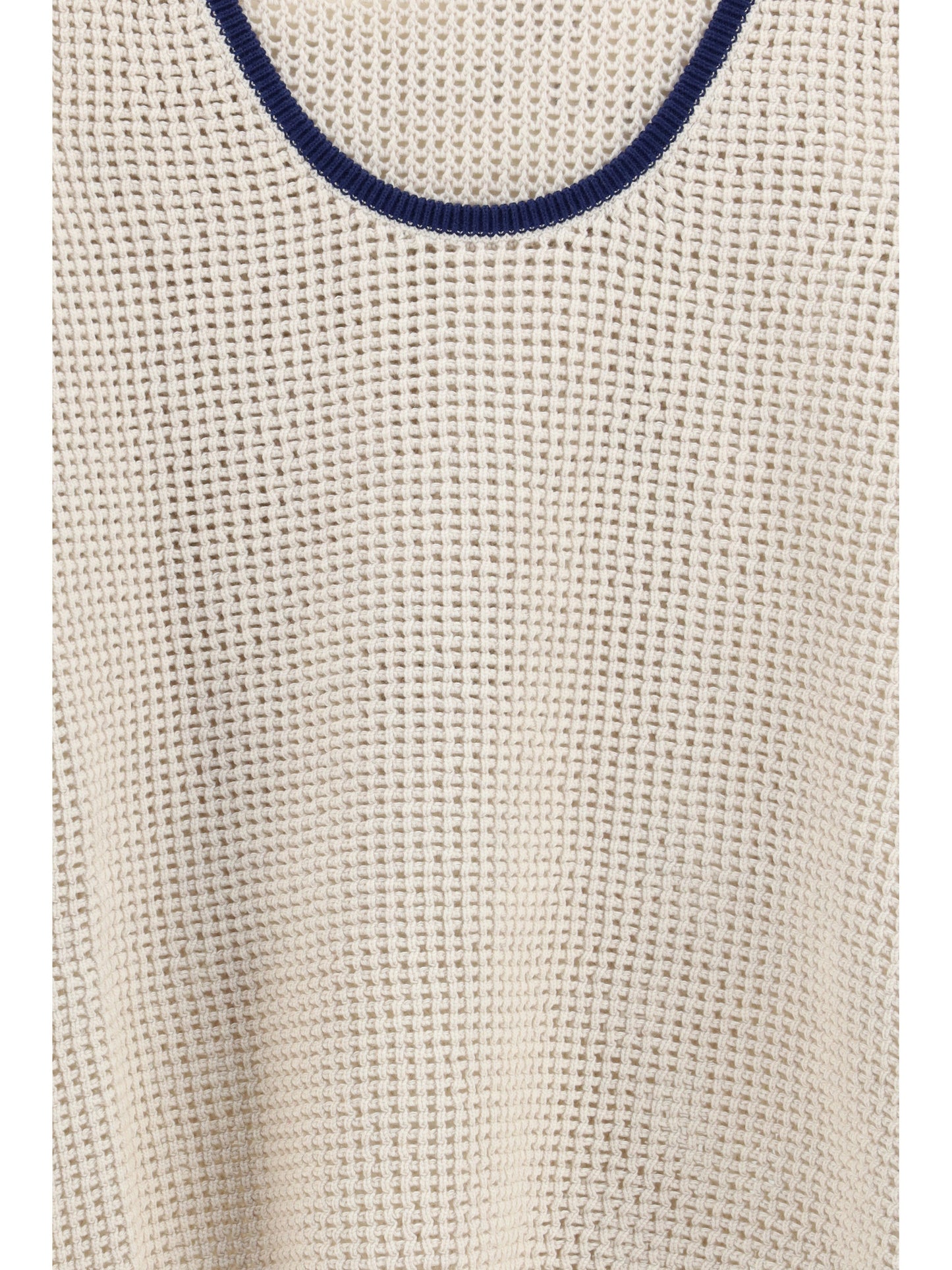 BRUNELLO CUCINELLI Cotton mesh knit Top