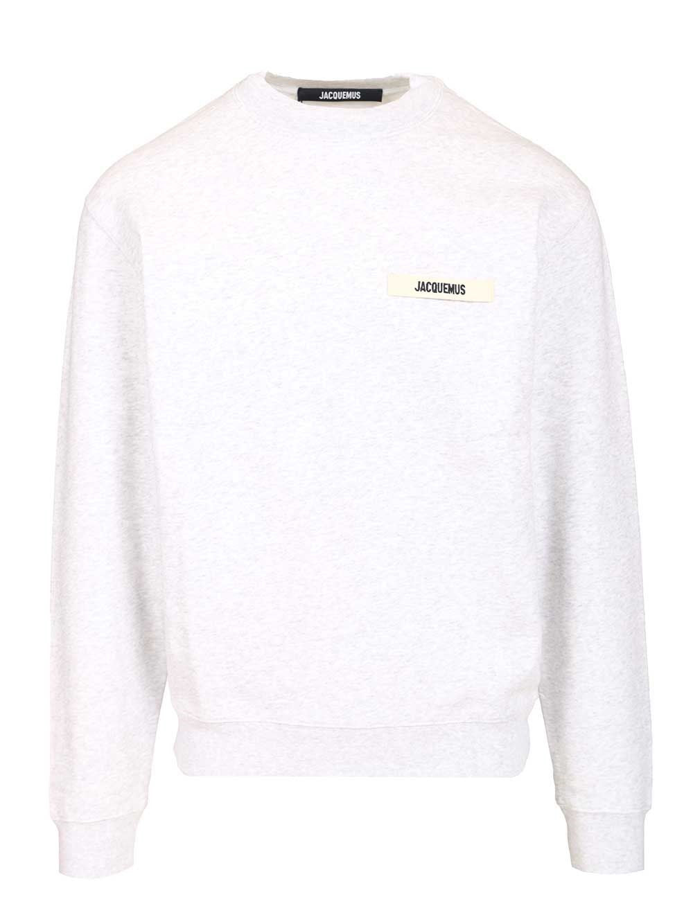 Jacquemus Cotton Sweatshirt - Grey
