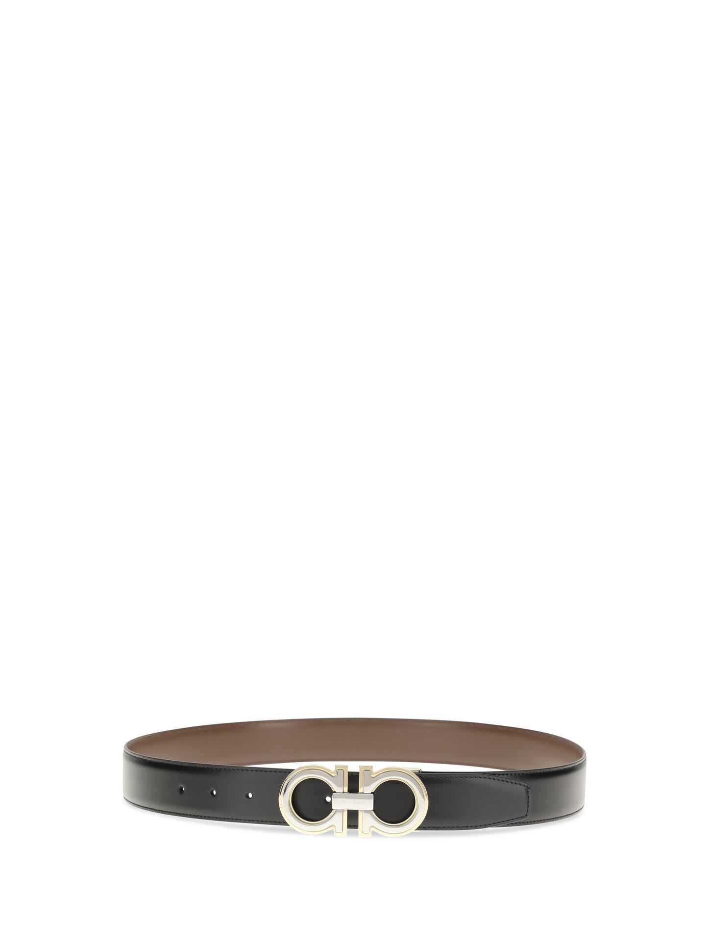 FERRAGAMO Reversible and adjustable Gancini Belt