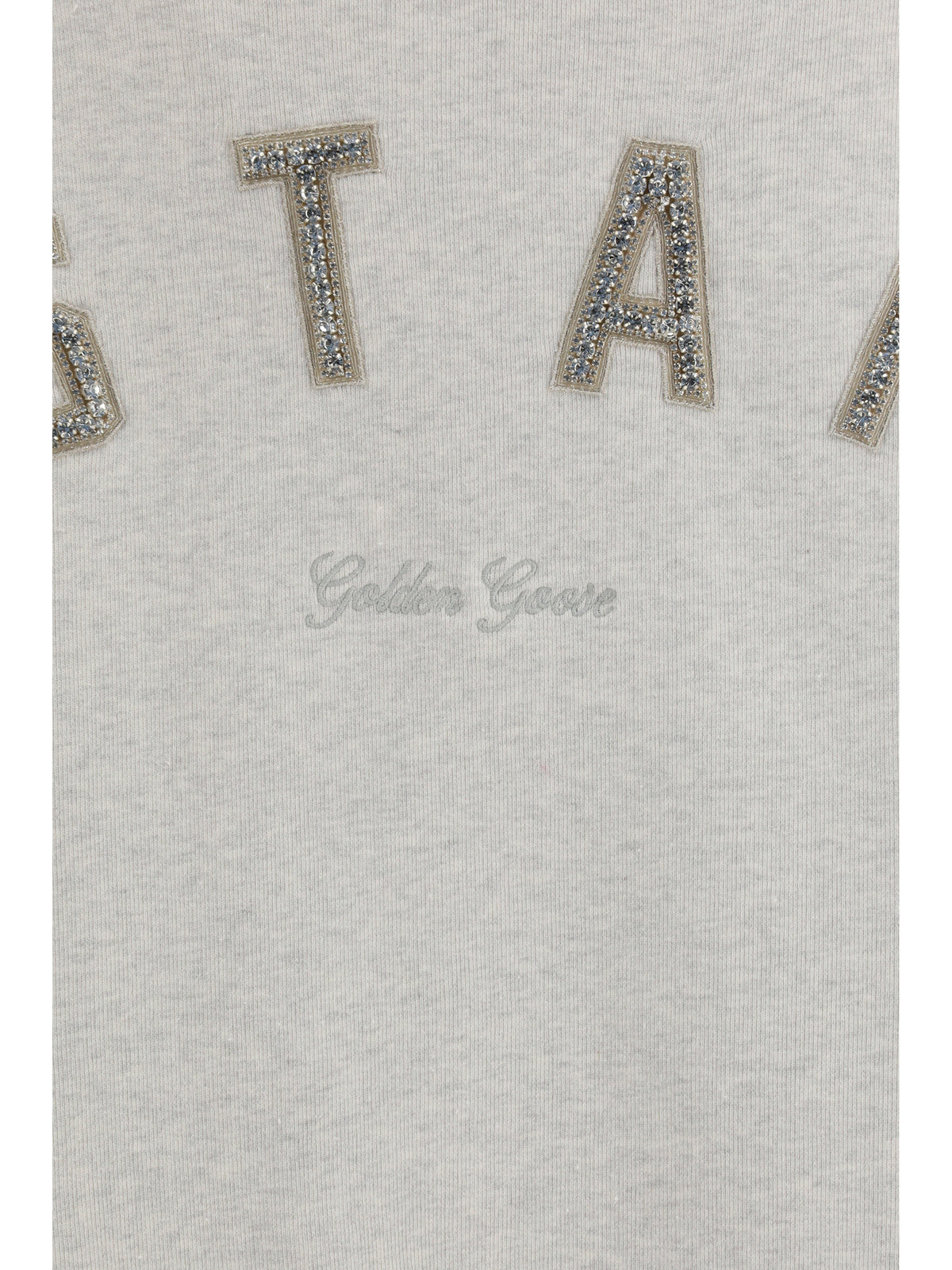 Golden Goose Unisex Star Sweatshirt in cotton - Vintage Gray Melange