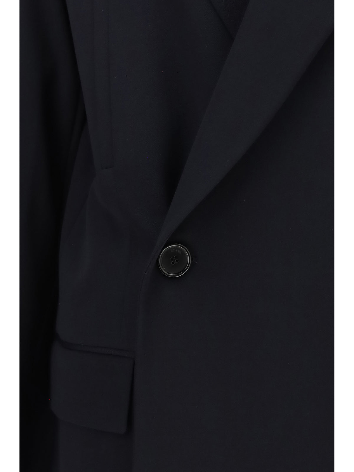Loewe Wool Coat - Dark Navy