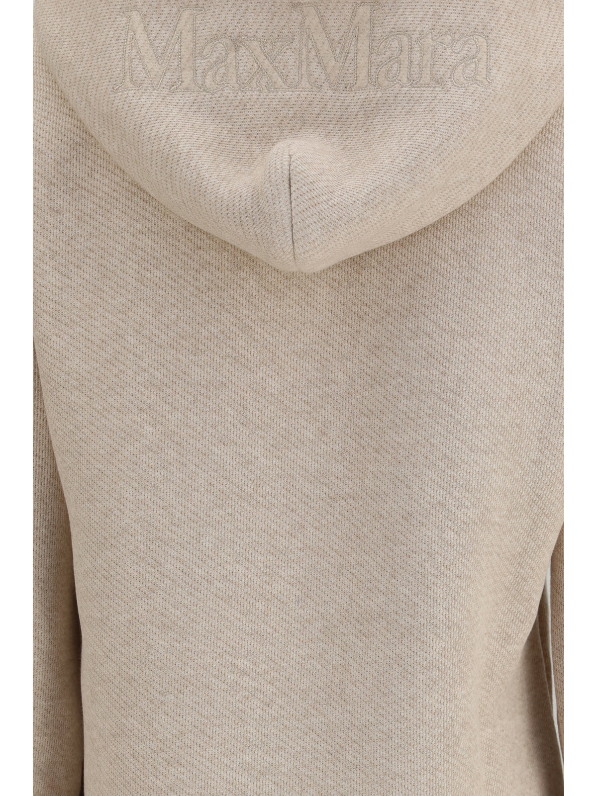 Max Mara Pure Hooded Sweatshirt - Beige