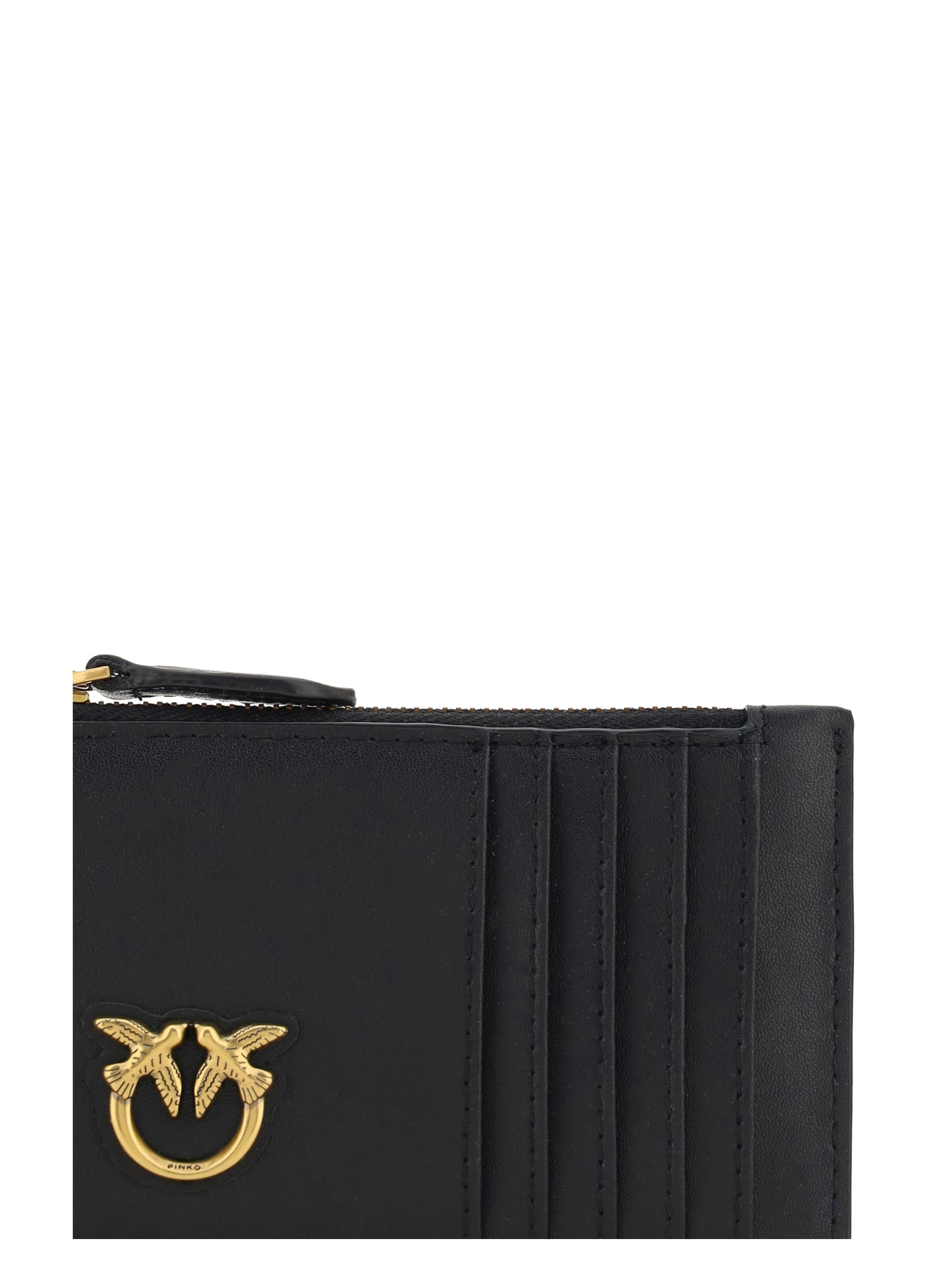 PINKO Leather Card Holder