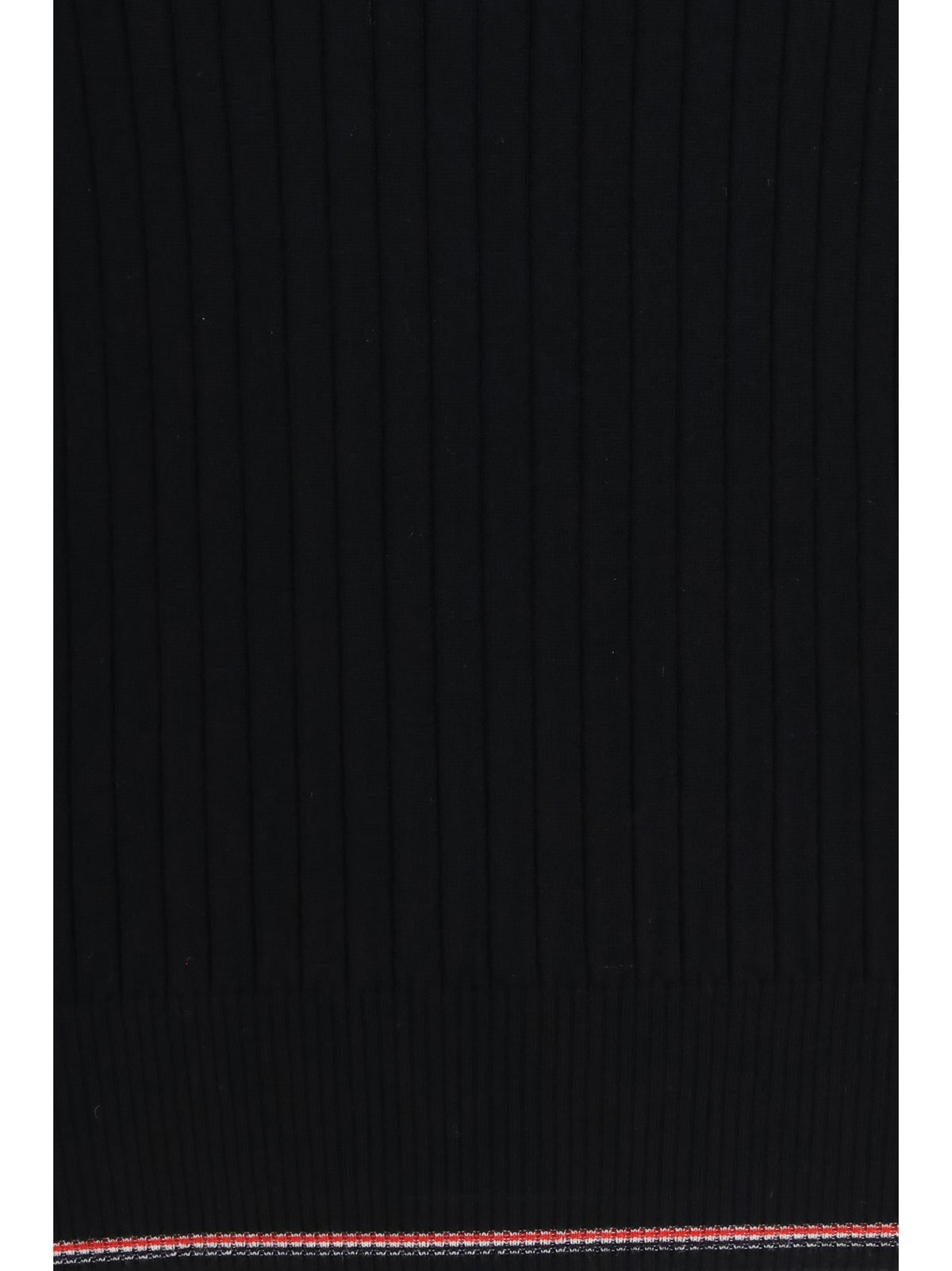 Thom Browne Crewneck cotton knit Sweater with 4-bar detail - Black