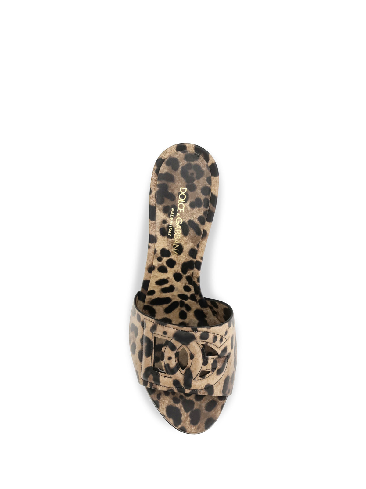 Dolce & Gabbana Leopard print leather Mules - Leo New