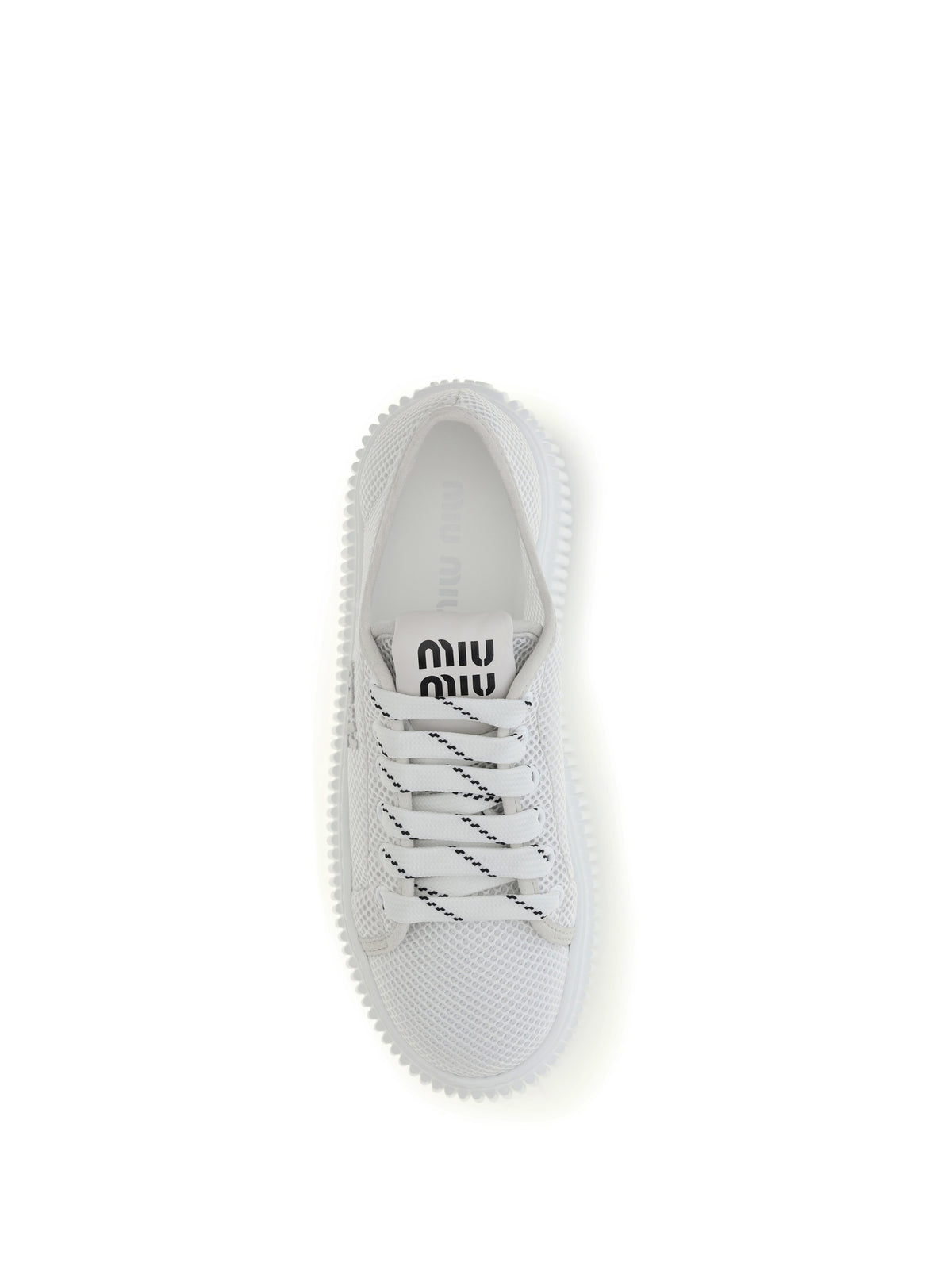 Miu Miu Platform Sneakers - White