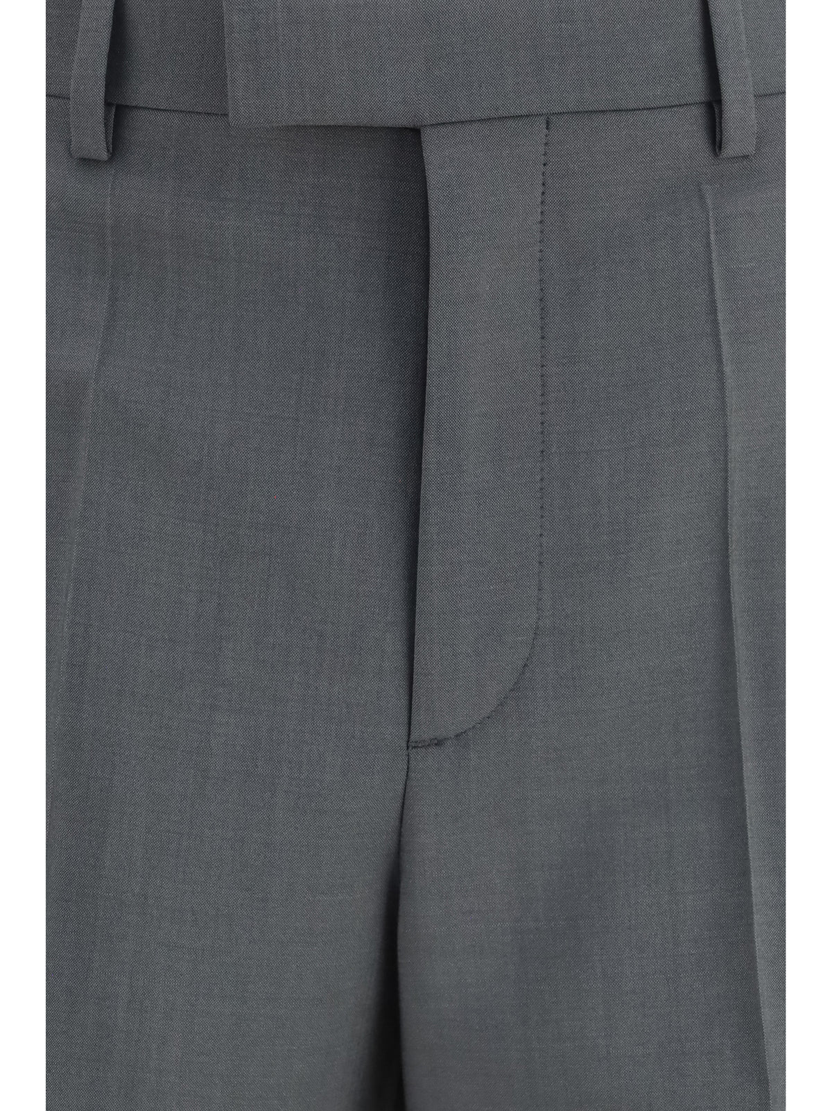 Valentino Wool and mohair tailored Pants - 642 Raven