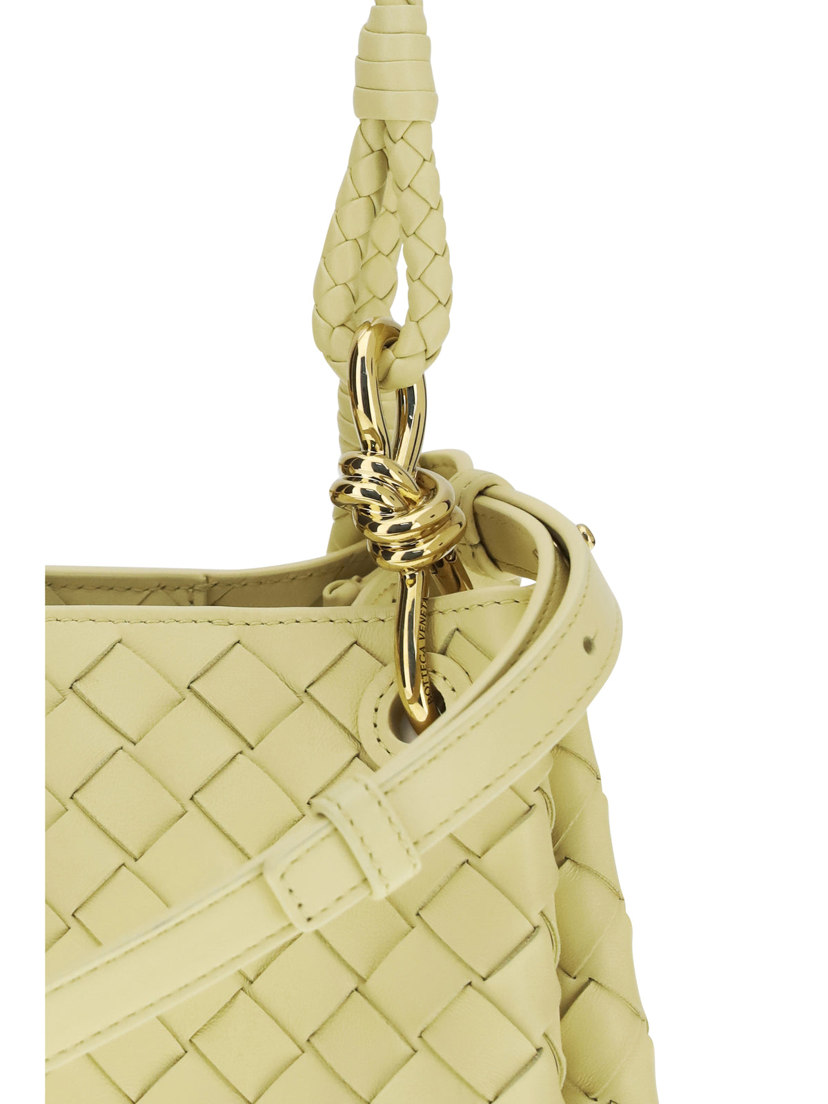 Bottega Veneta Small Parachute Shoulder Bag - Butter Yellow-Mb