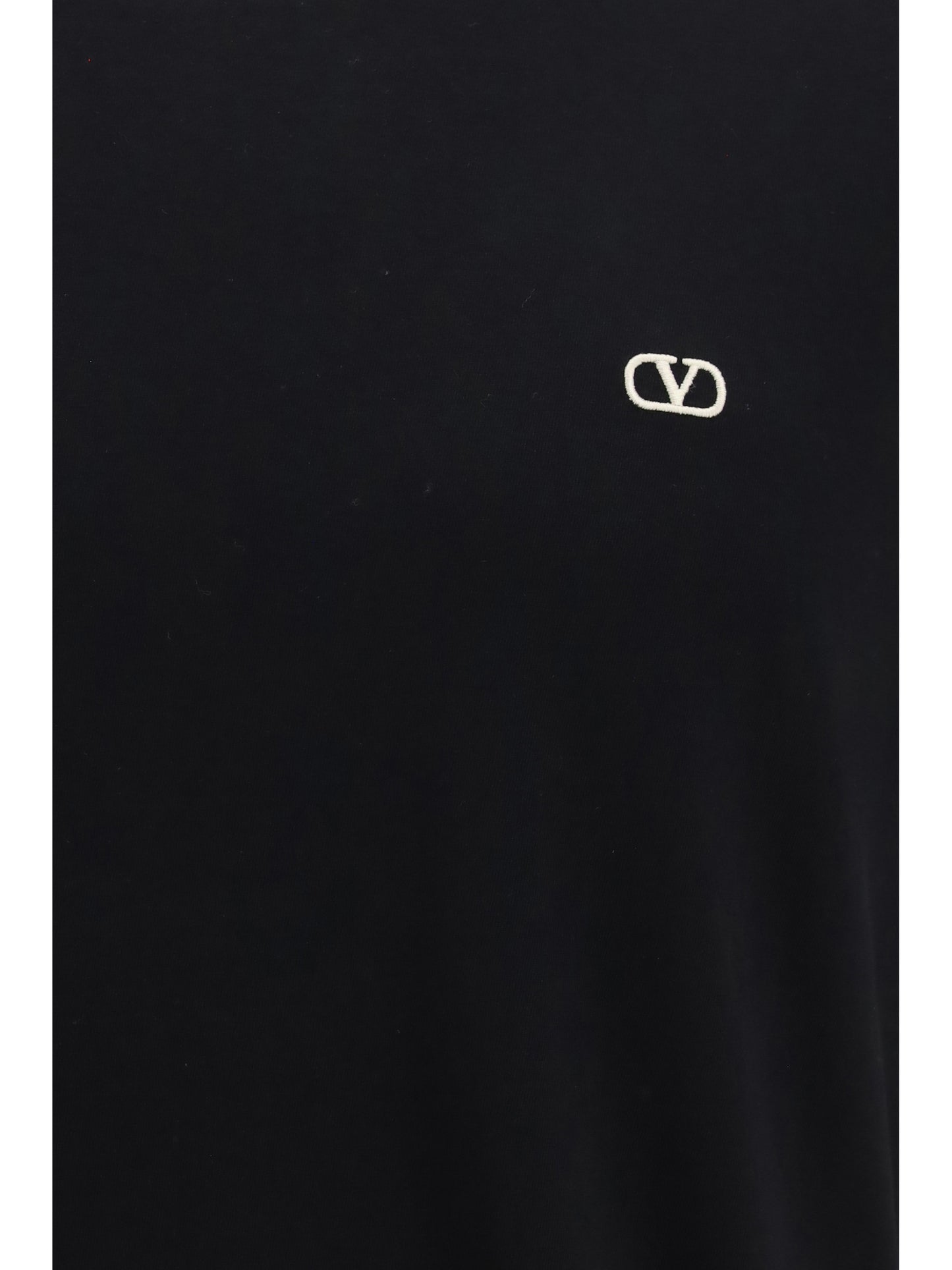 Valentino Cotton VLogo T-shirt - Black