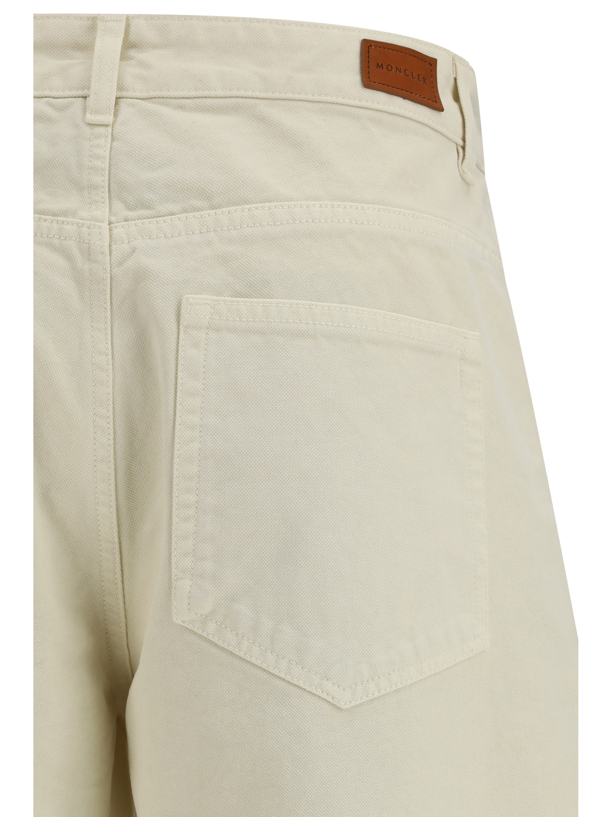 Moncler Cotton Pants - Light Beige