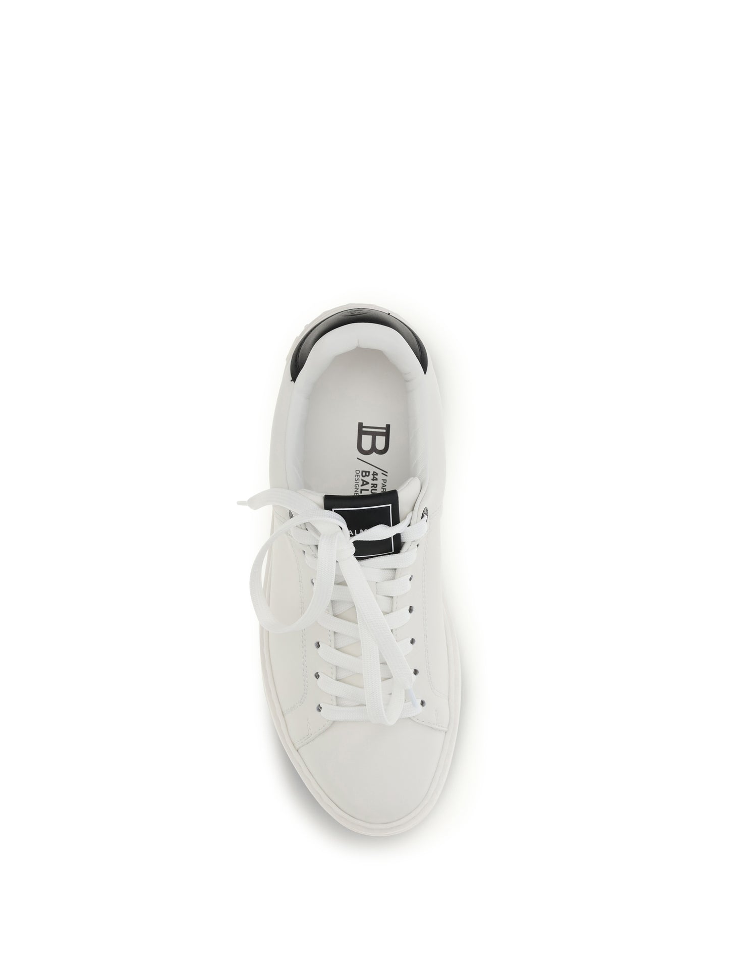 BALMAIN B-Court Sneakers in calfskin leather