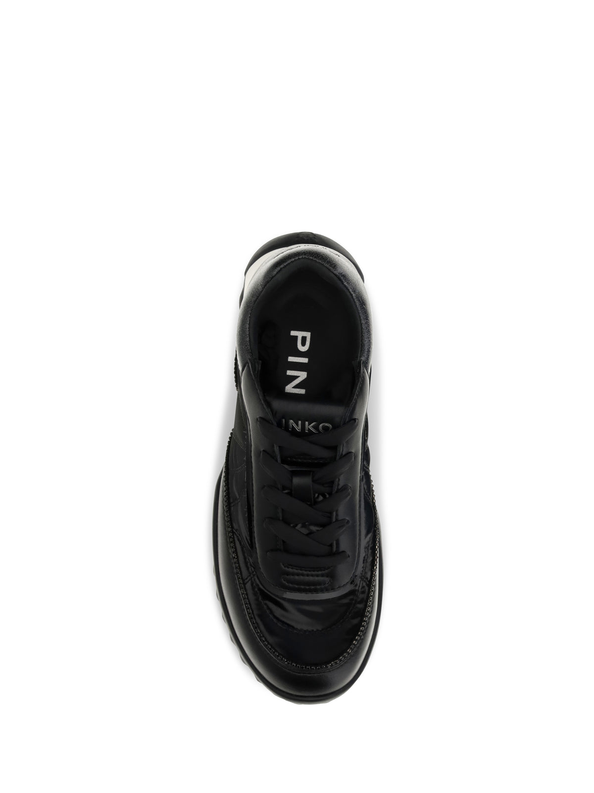 Pinko Gea leather Sneakers - Black