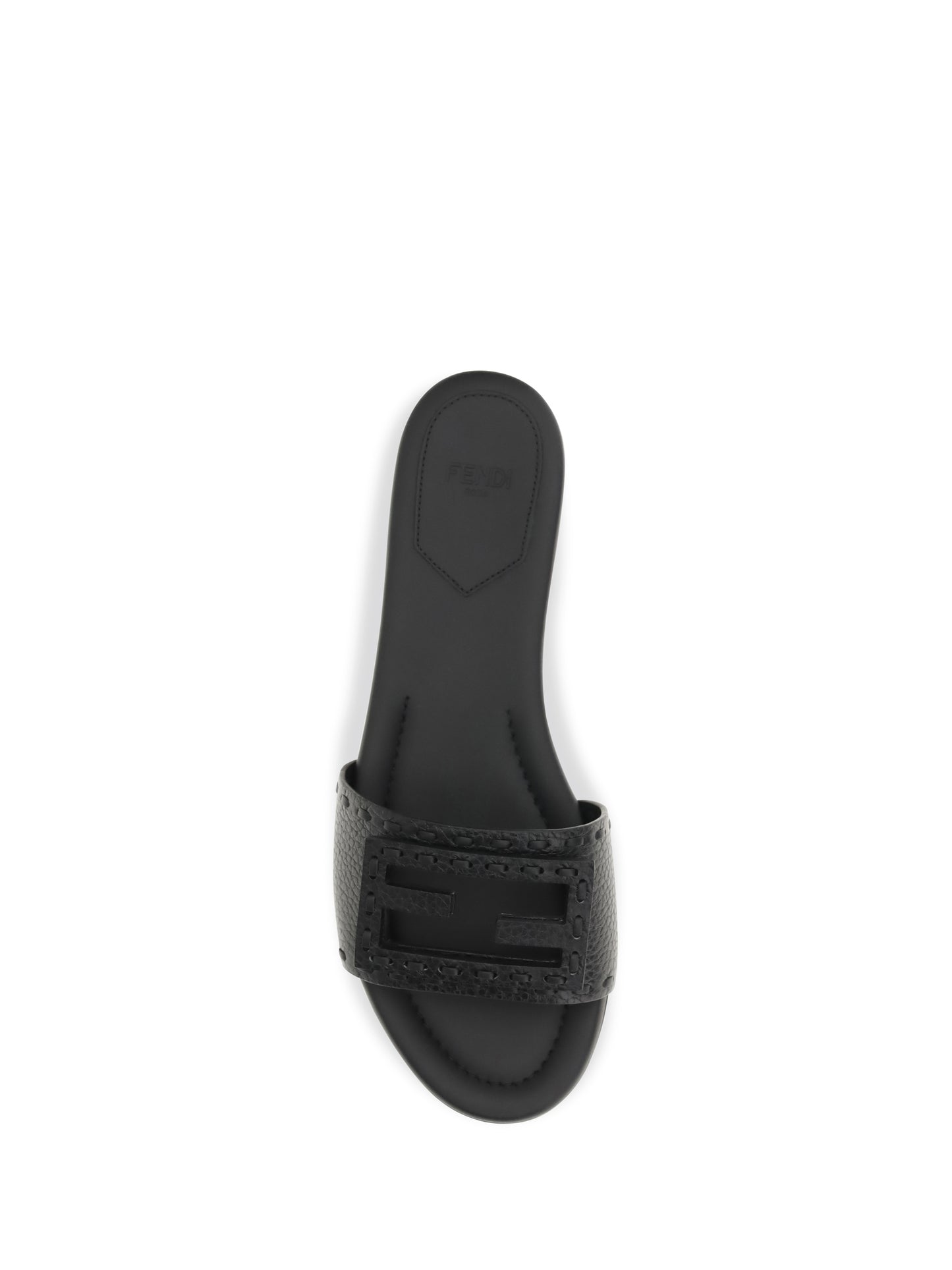Fendi Baguette Sandals - Black