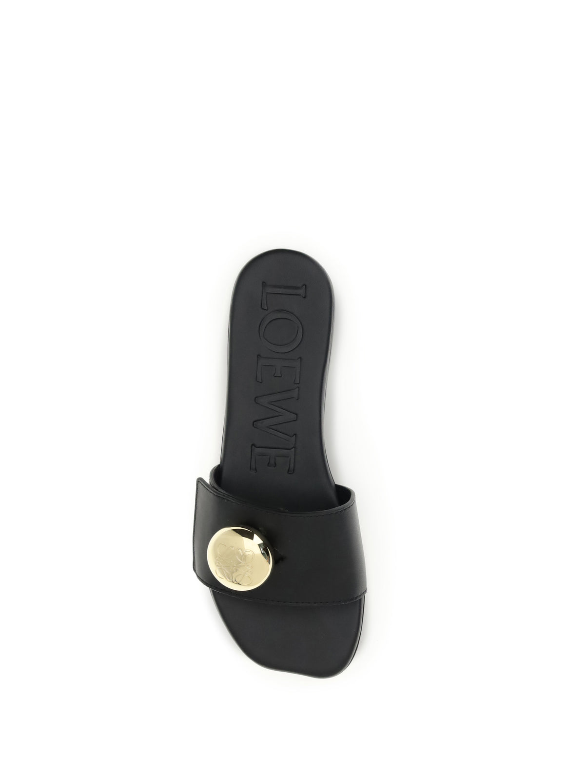 Loewe Pebble slide Sandals - Black