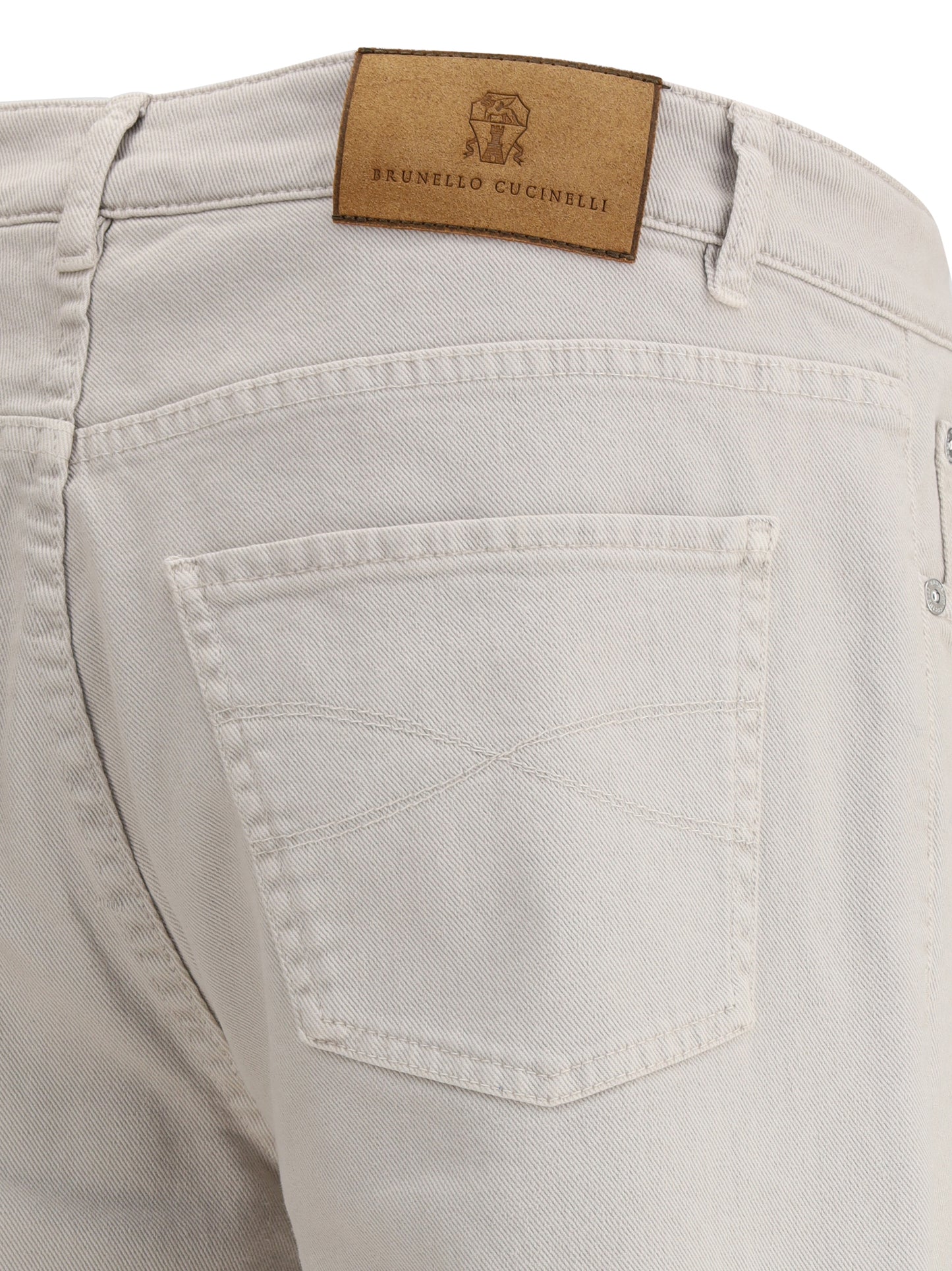 BRUNELLO CUCINELLI Jeans with turn-up hem