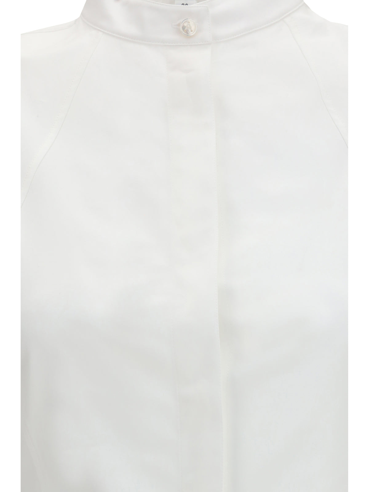 AlaïA Panelled Poplin Dress - Blanc