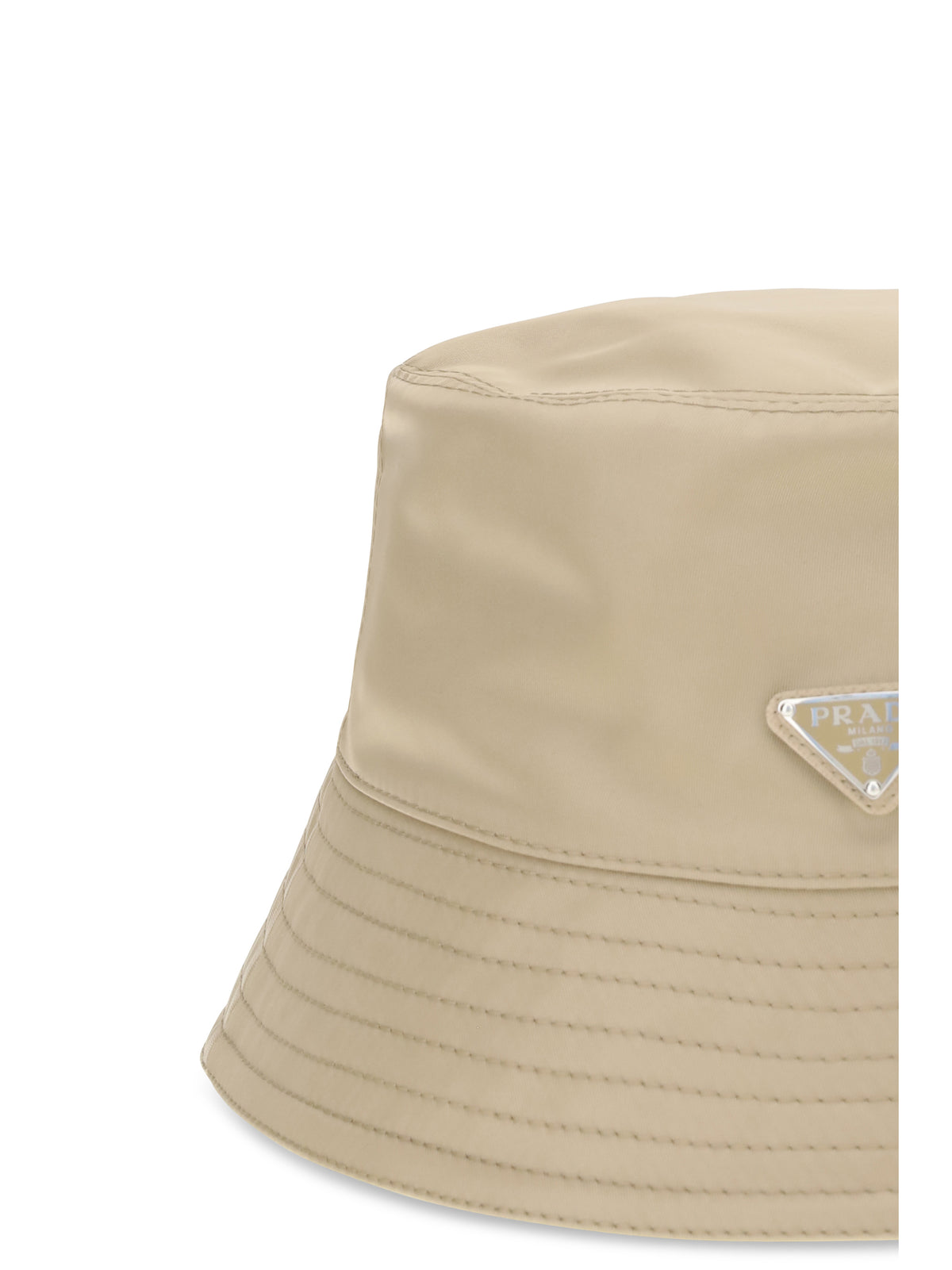 Prada Re-Nylon Bucket Hat - Camel