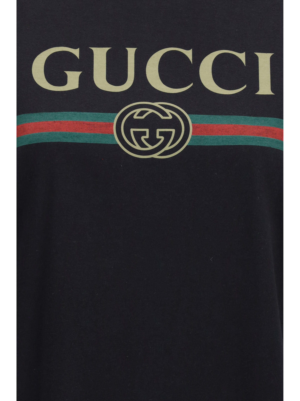 Gucci Cotton and silk jersey T-shirt - Black/Mc