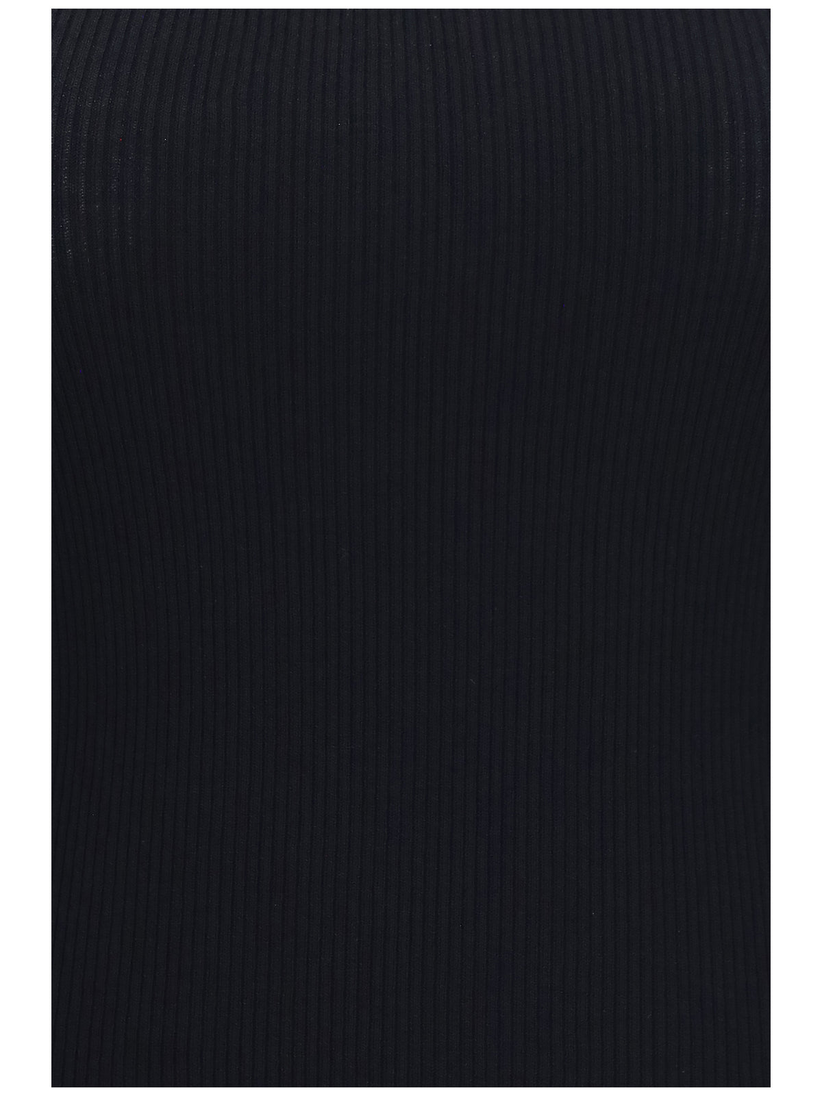 Max Mara Ribbed jersey Tank Top - Black