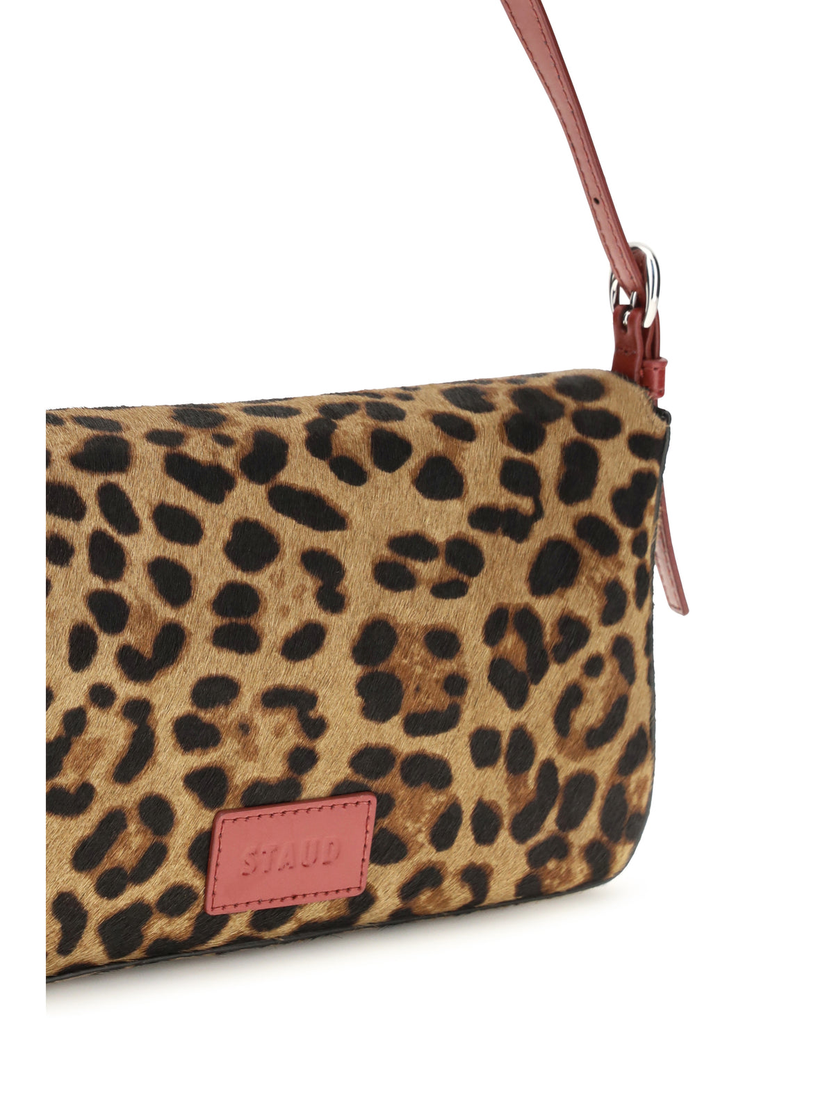 Staud Leopard Harlow Shoulder Bag - Cheetah