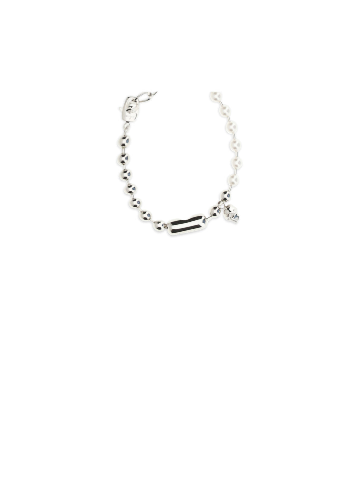 Alexander Mcqueen Pearl skull Bracelet - 0926+Pearl