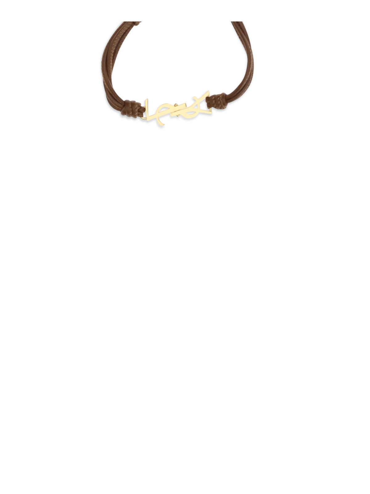 Saint Laurent Cassandre multi-wrap Bracelet - Khaki